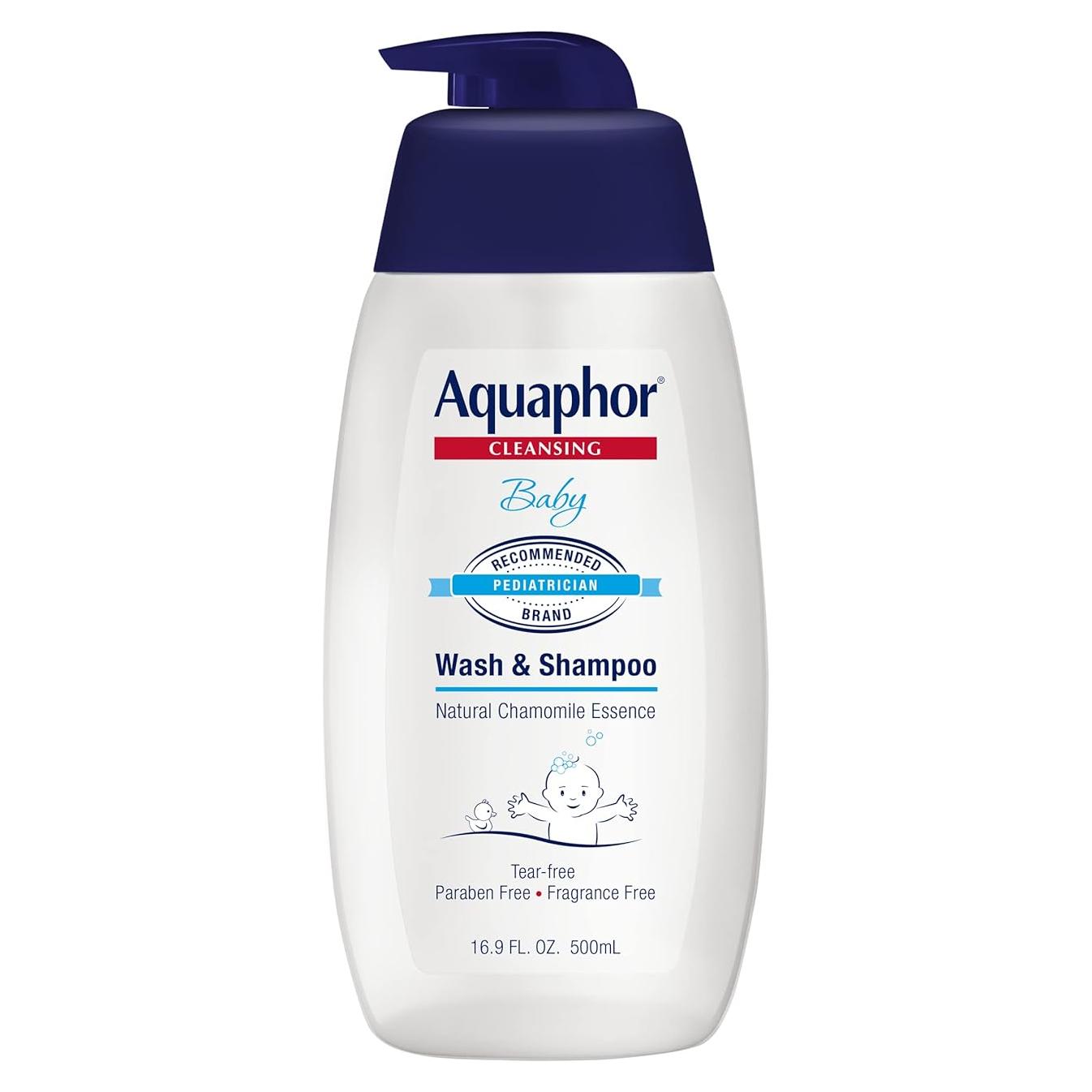 Aquaphor Jabón y Champú para Bebés 500 ml - Sin Lagrimas