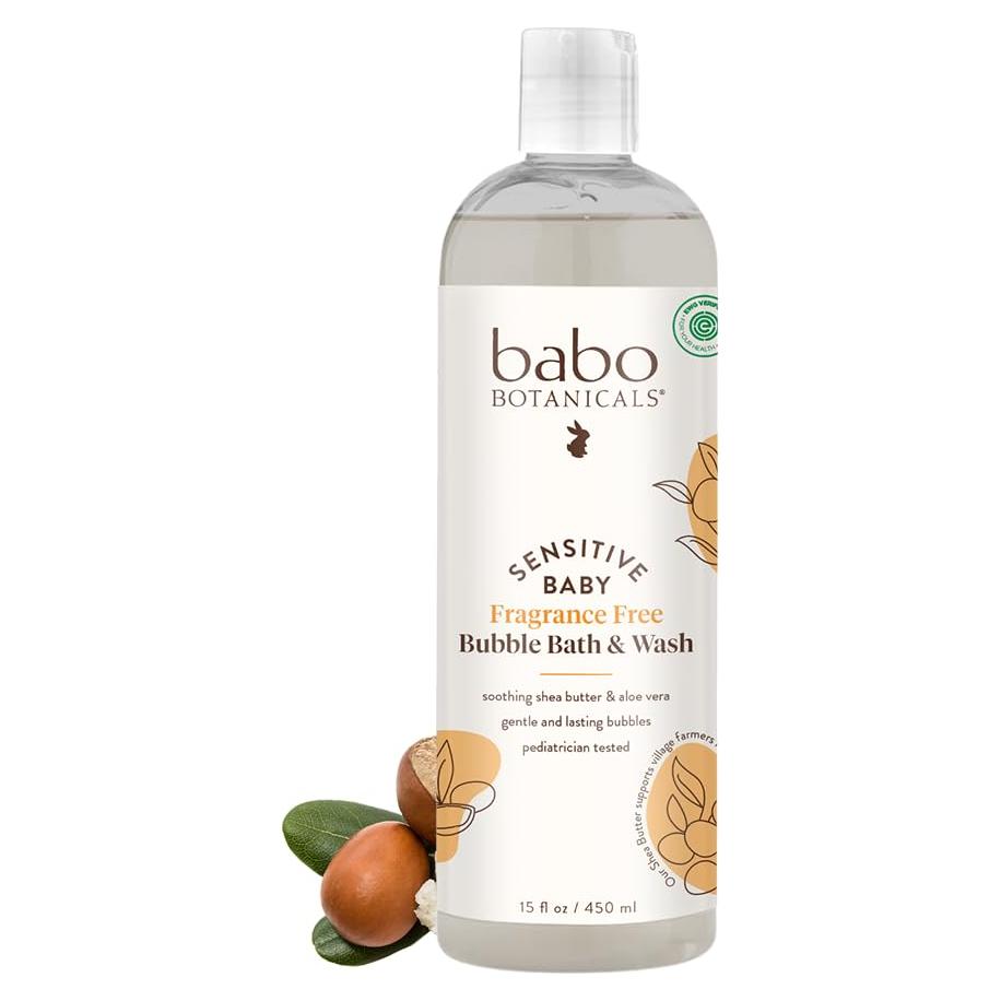 Baño de Burbujas y Lavado 2-en-1 Babo Botanicals 425g