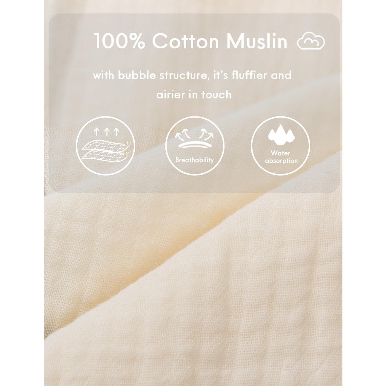 Bata de Kimono para Bebés BINIDUCKLING Muselina Algodón 3-6 Meses