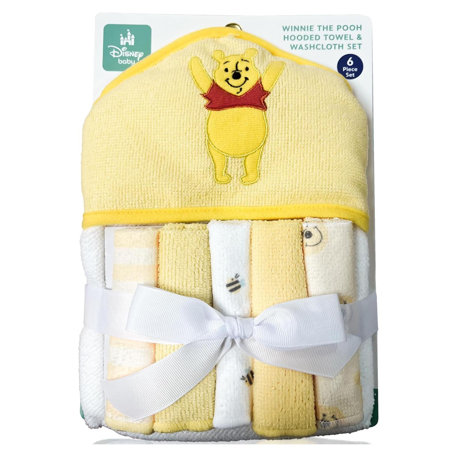 Juego de Toallas de Baño Cudlie Winnie the Pooh con Capucha