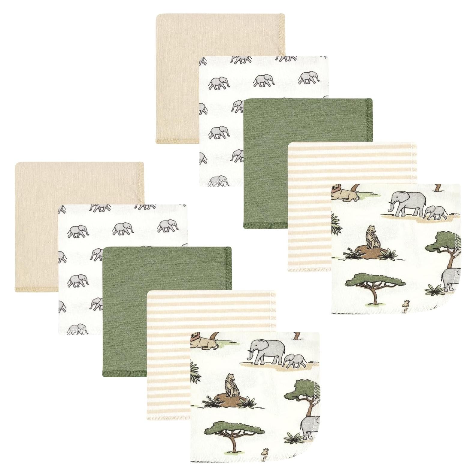 Pañuelos de Franela Hudson Baby 10 Piezas Unisex Algodón