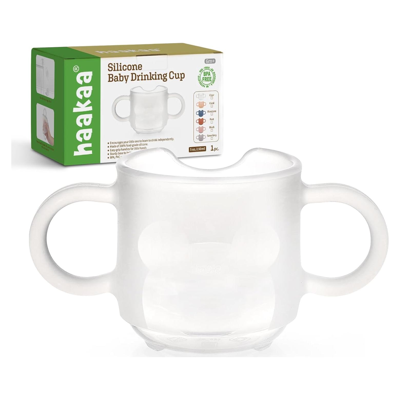 Taza de Silicona para Bebés Haakaa 150 ml Libre de BPA