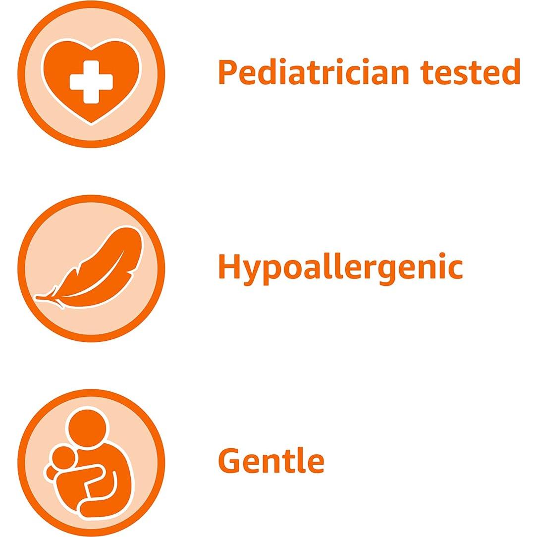 Amazon Basics Night-Time Baby Bath, Lightly Scented, 13.6 Fl Oz (Pack of 1) (Previously Solimo)