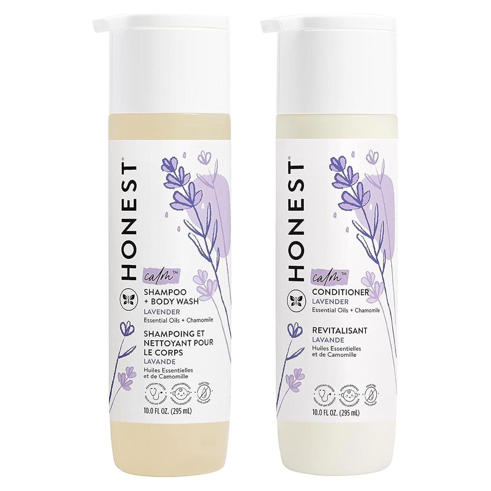 Dúo Champú 2 en 1 y Acondicionador The Honest 591 ml Lavanda