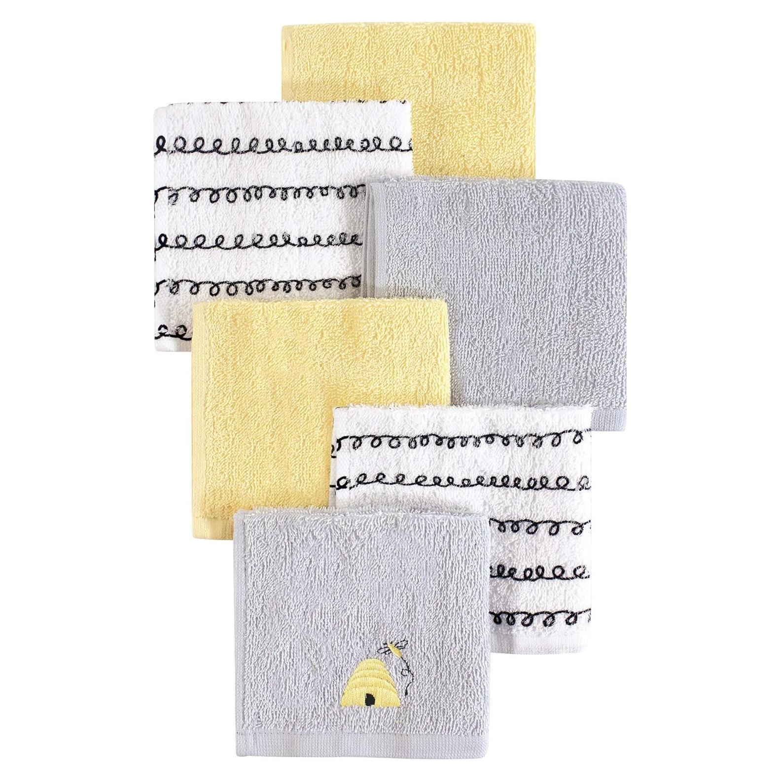 Toallitas de Algodón Super Suaves Hudson Baby Unisex 6 Unidades