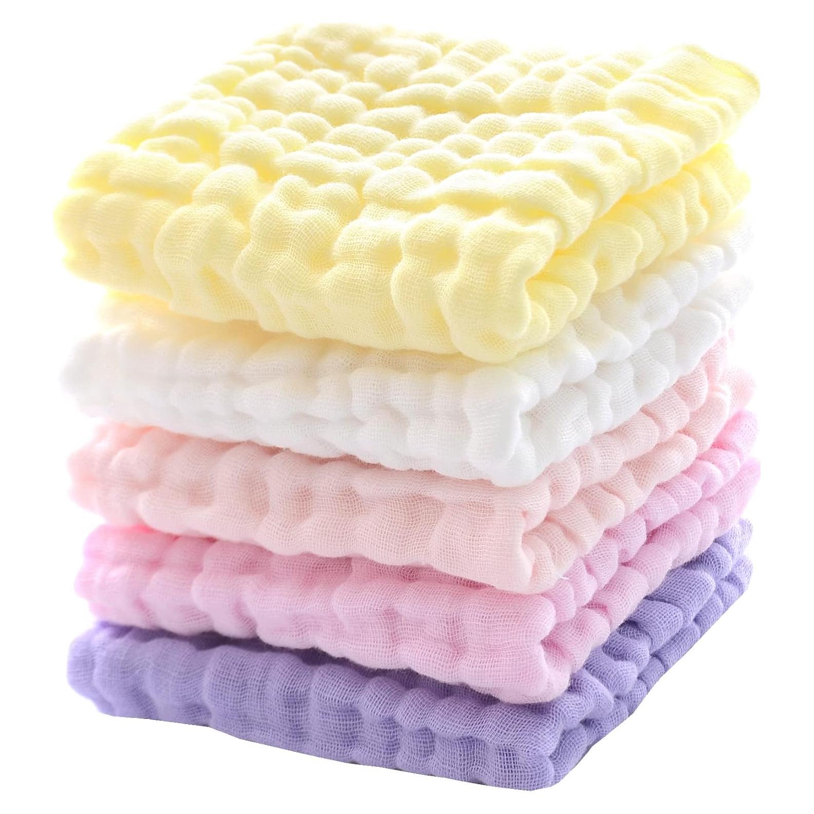 Toallitas de Muselina MUKIN para Bebés 30x30 cm - 5 Piezas
