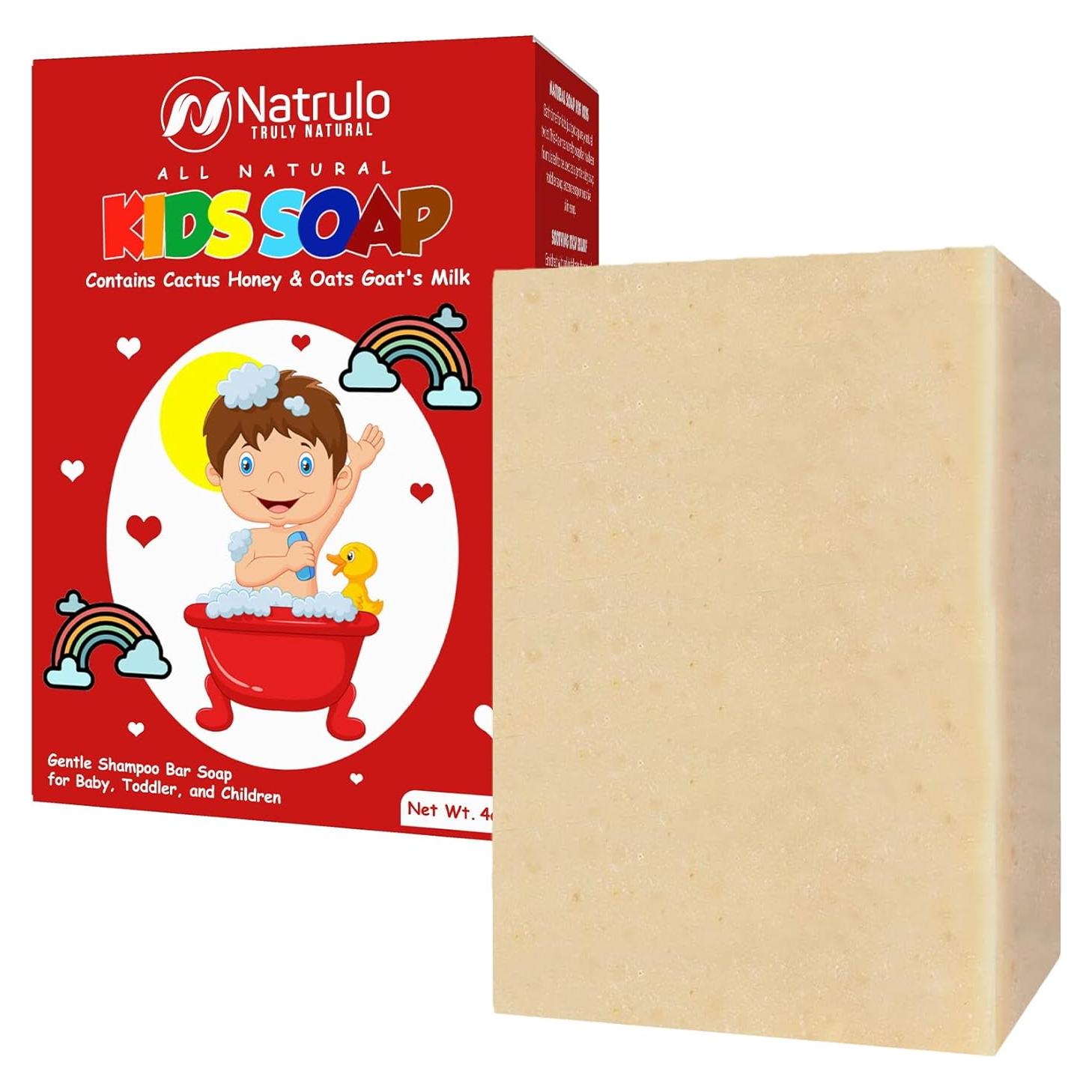 Jabón Natural de Leche de Cabra y Miel para Niños 113g