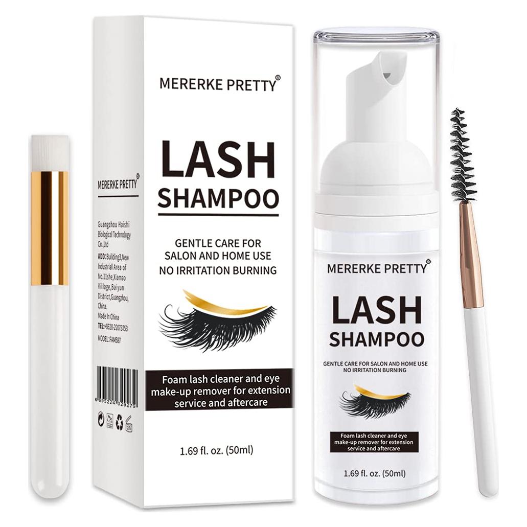 Champú Espumoso para Pestañas Mererke_Pretty 50 ml - Limpiador Suave