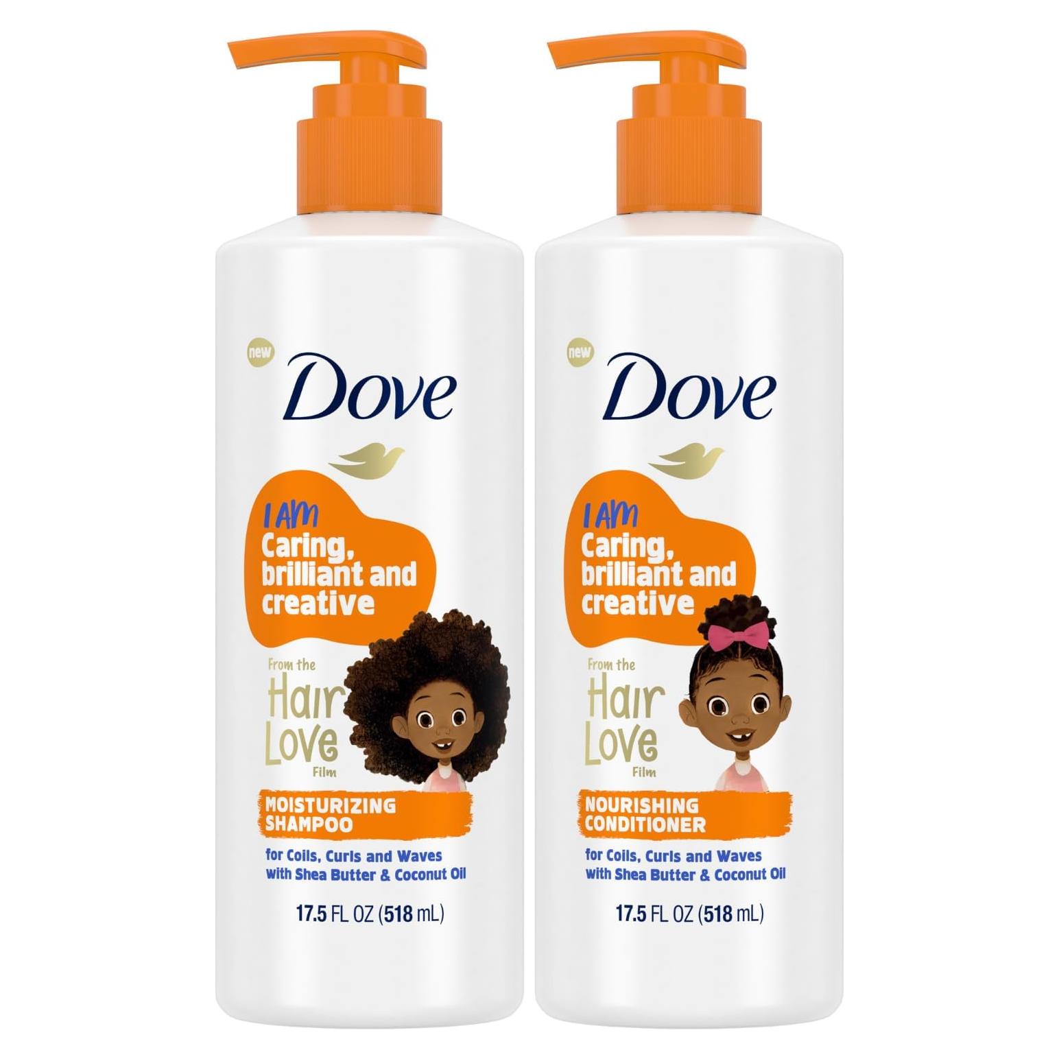 Dove Champú y Acondicionador Niños Rizado 2 Piezas 500ml