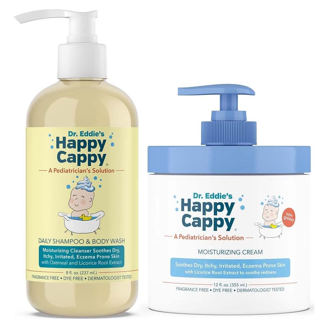 Feliz Cappy Champú y Crema Hidratante 591 ml para Bebés