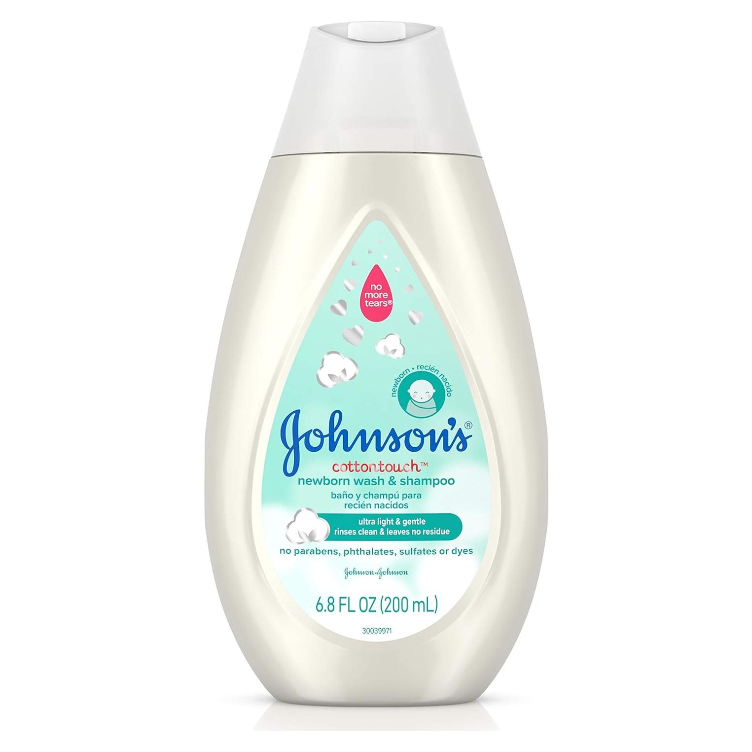 Jabón y Champú para Bebés Johnson CottonTouch 200 ml