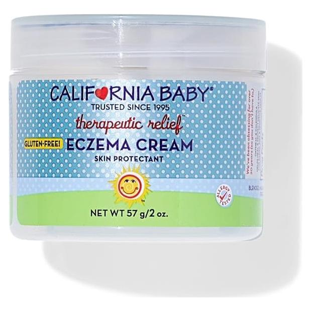 Crema para Eczema California Baby 57 g | Sin Esteroides | Avena Coloidal + Aloe Vera