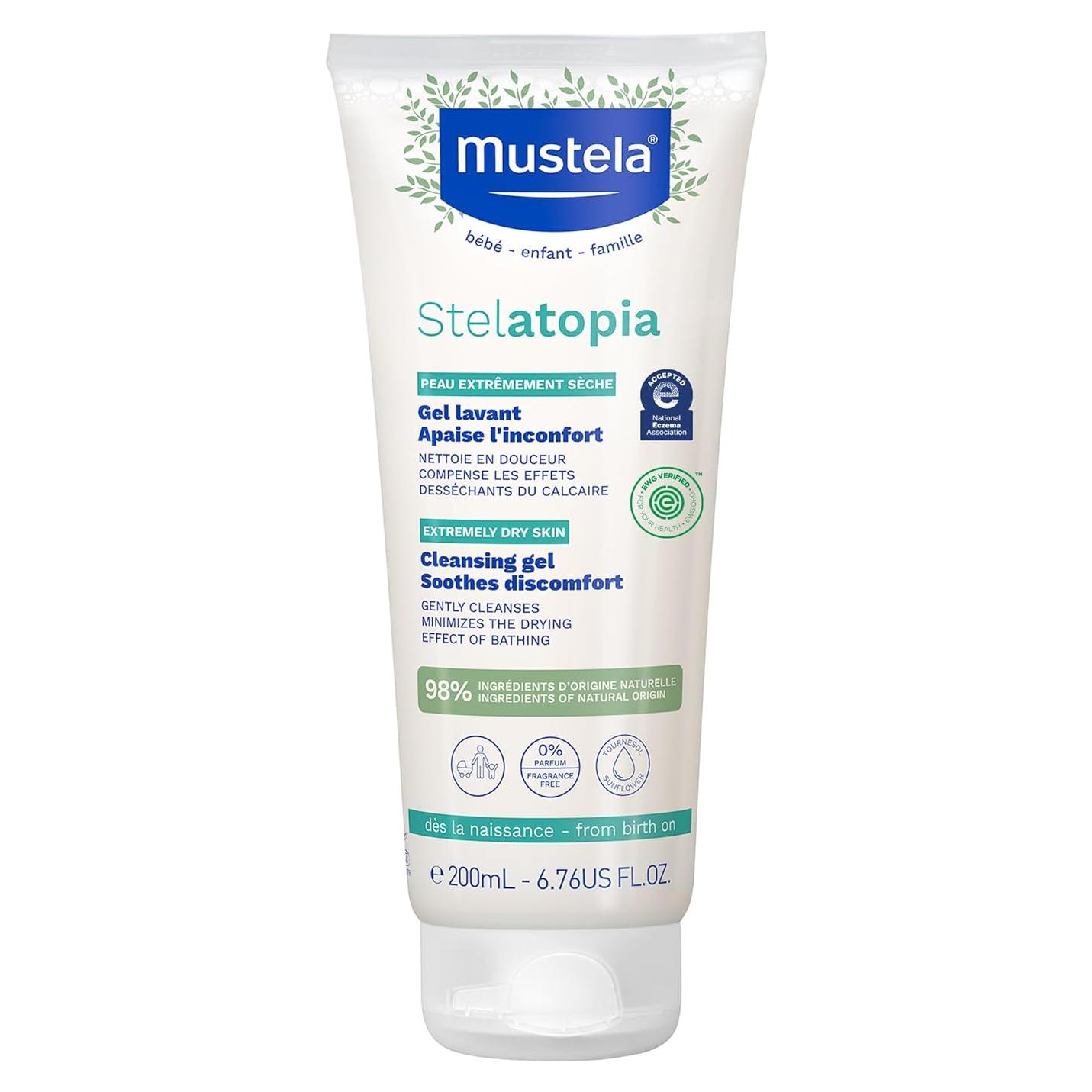 Gel de Limpieza Mustela Stelatopia 200 ml - Sin Fragancia