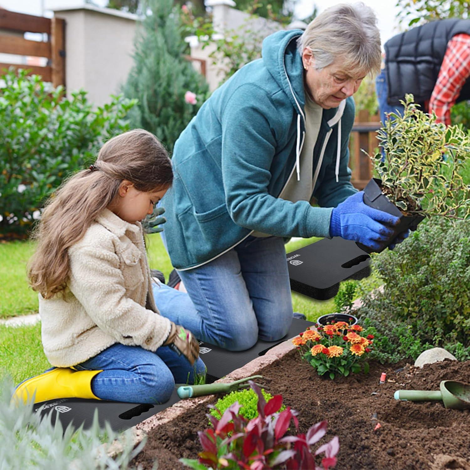 Almohadilla de Rodillas WORKPRO Acolchada 44.5x27.9cm Negra