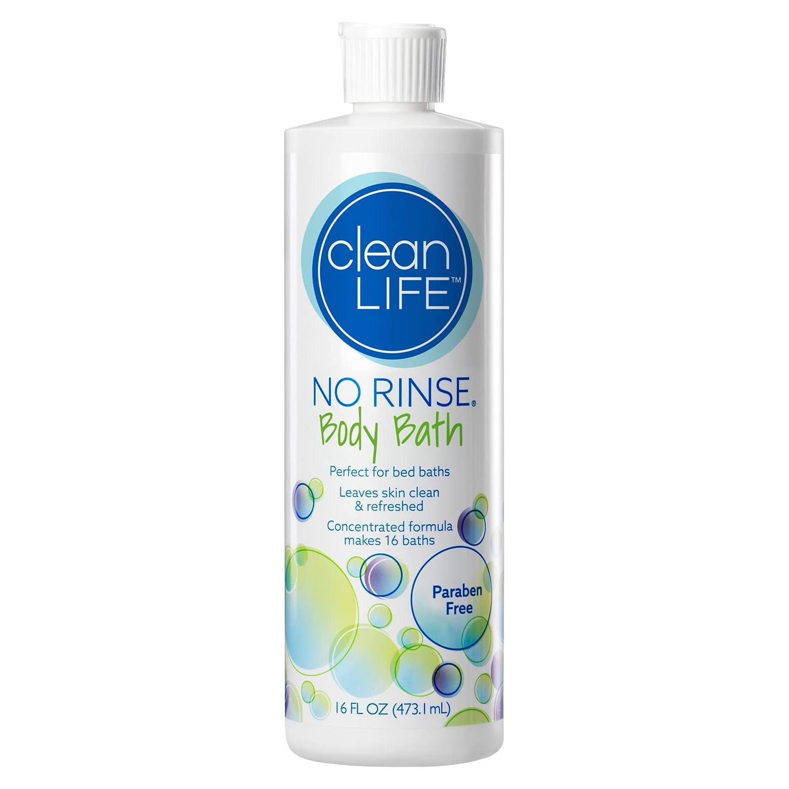 Baño Corporal Sin Enjuague CleanLife 473 ml - 16 Baños Completos