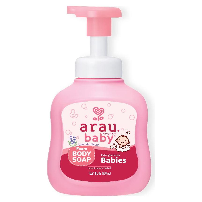 Jabón Espumoso para Bebés Arau Baby 450 ml Aroma Lavanda