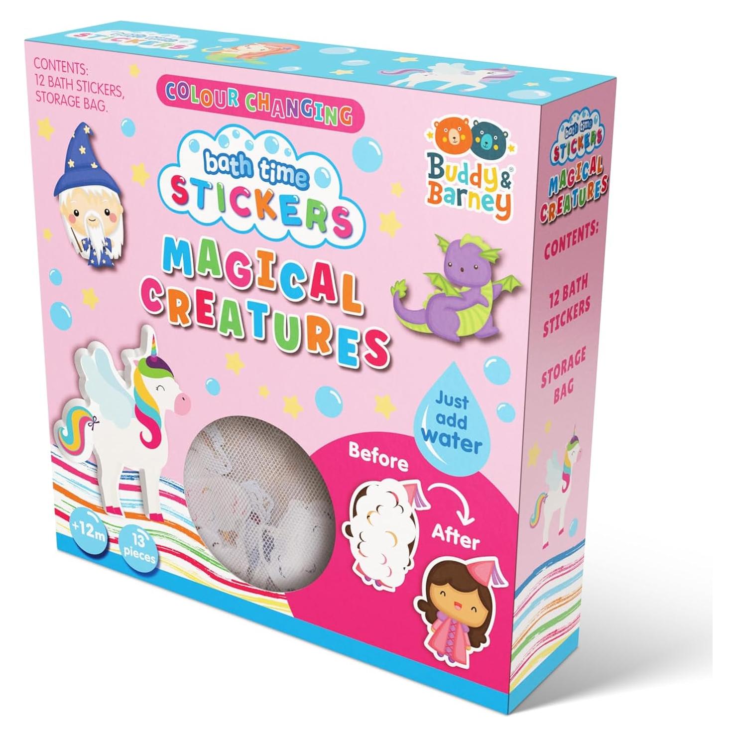 Calcomanías de baño Buddy & Barney - Criaturas mágicas 13 piezas