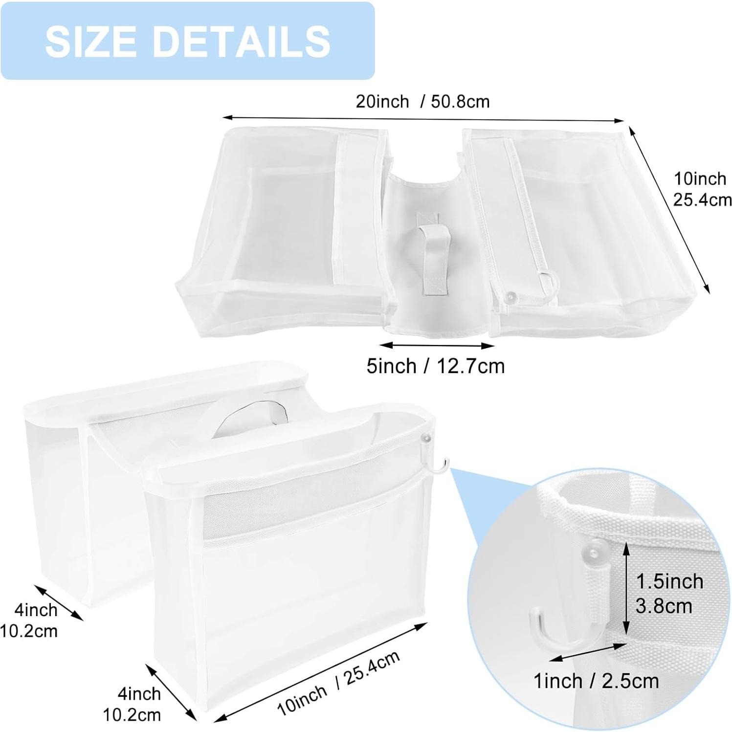 Organizador de Juguetes de Baño Cerpourt 26.5L Malla Secado Rápido