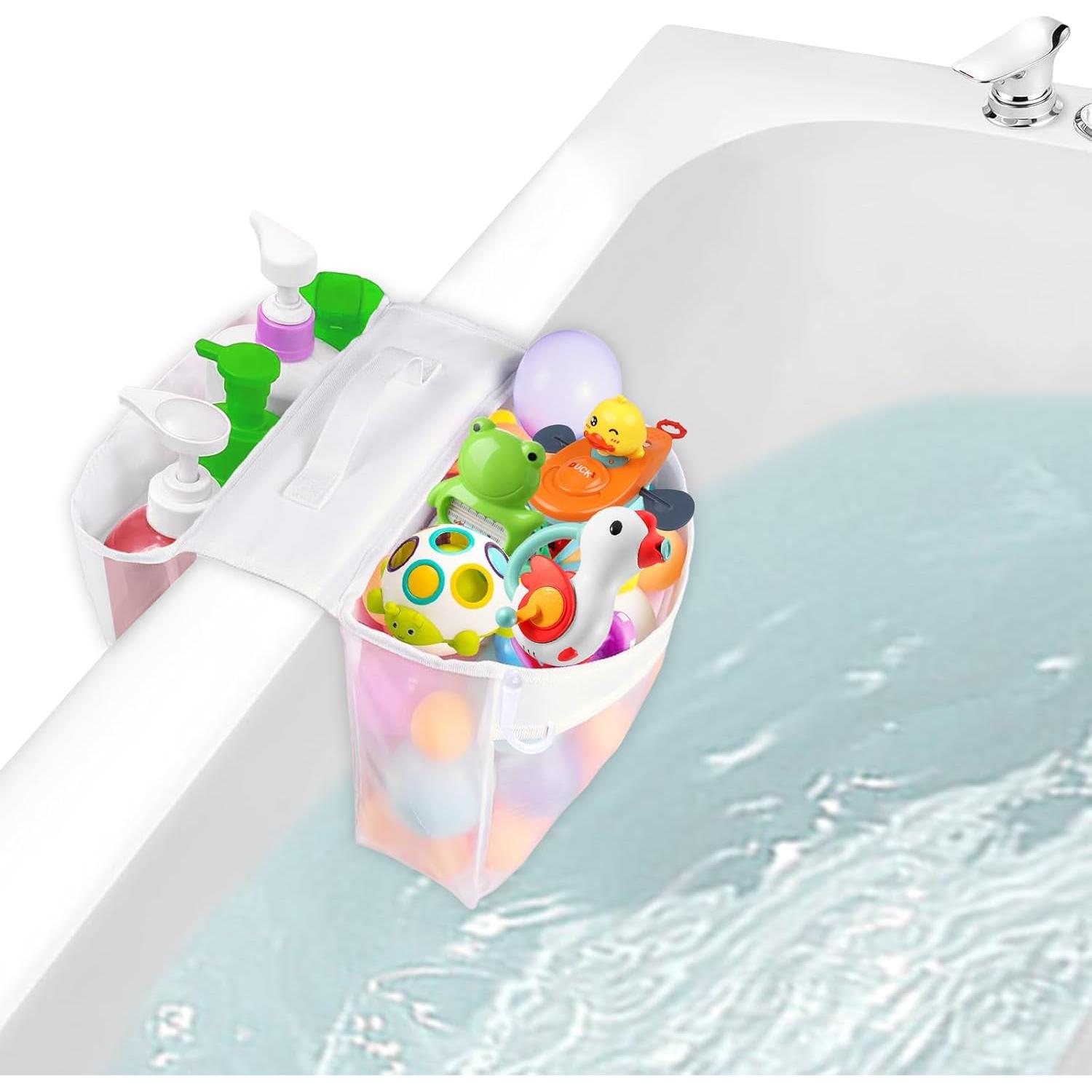 Organizador de Juguetes de Baño Cerpourt 26.5L Malla Secado Rápido