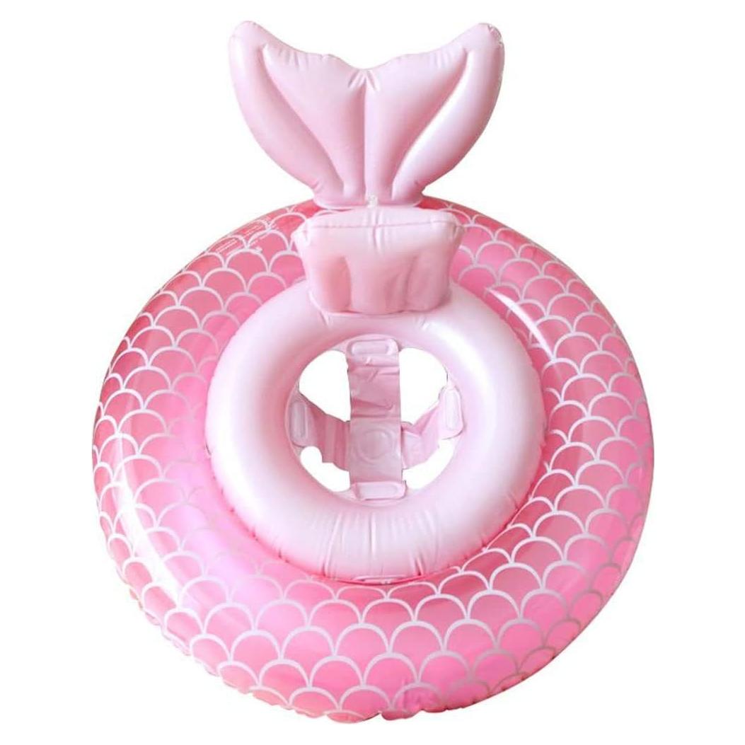 Flotador de Piscina Inflable UMBWORLD Sirena Rosa 0-8 Años