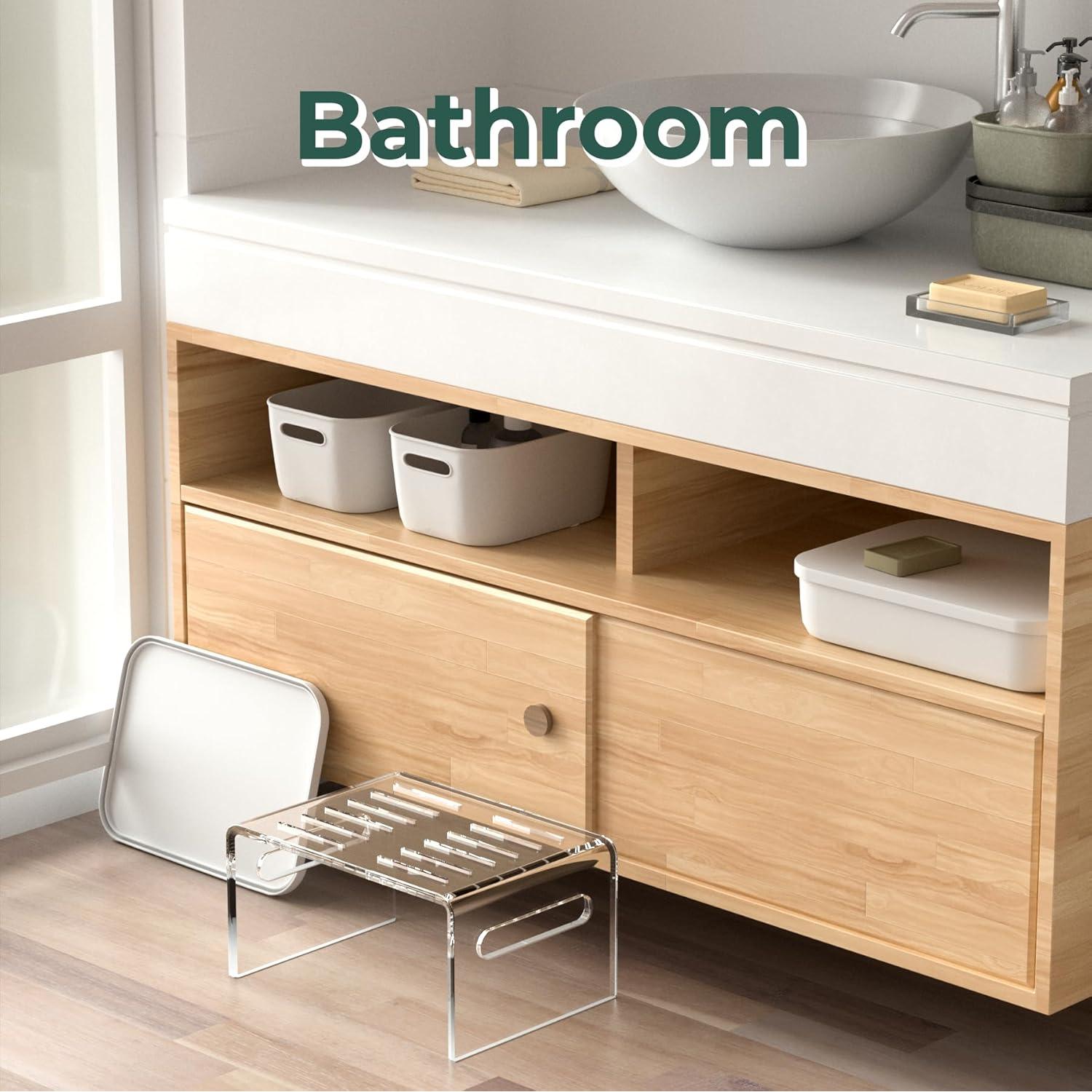 Escalera de Acrílico Antideslizante Invisibiliter 35.1x24.9cm