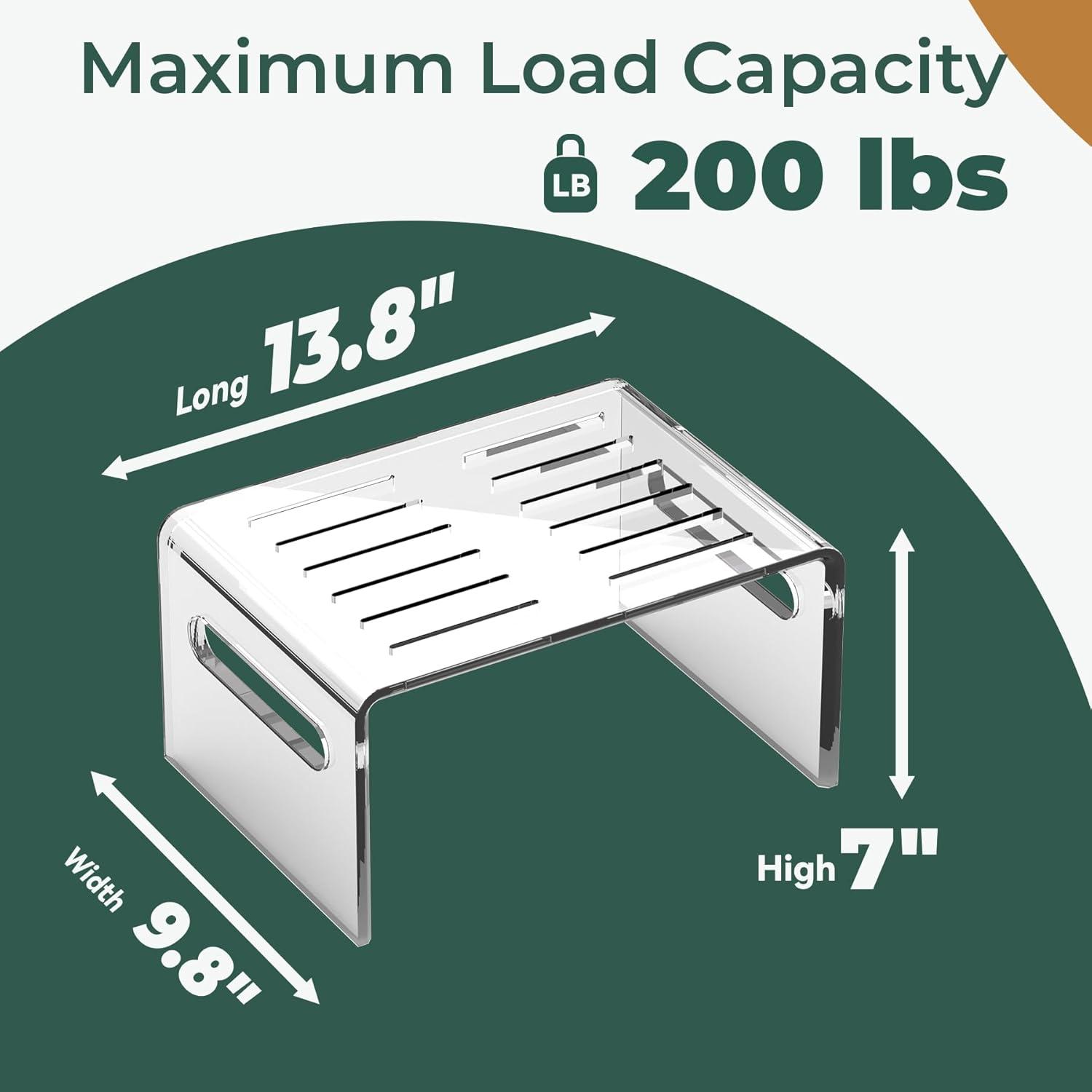 Escalera de Acrílico Antideslizante Invisibiliter 35.1x24.9cm