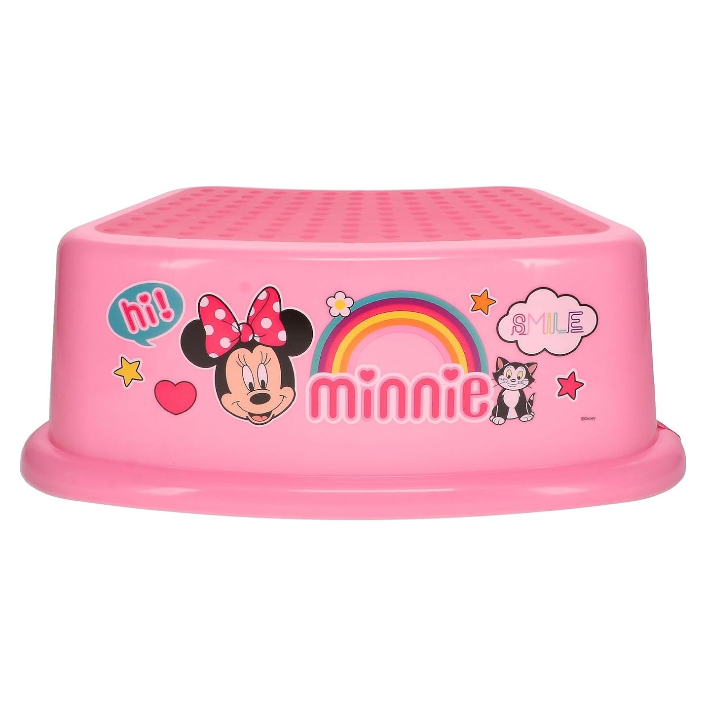 Escalón Disney Minnie Mouse Sonrisa - Antideslizante 90.7 kg