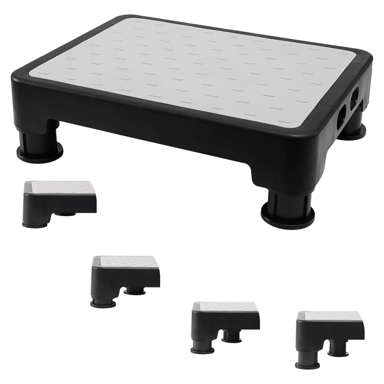 Escalera Ajustable COOL-ANGLE 4 Niveles Antideslizante Gris