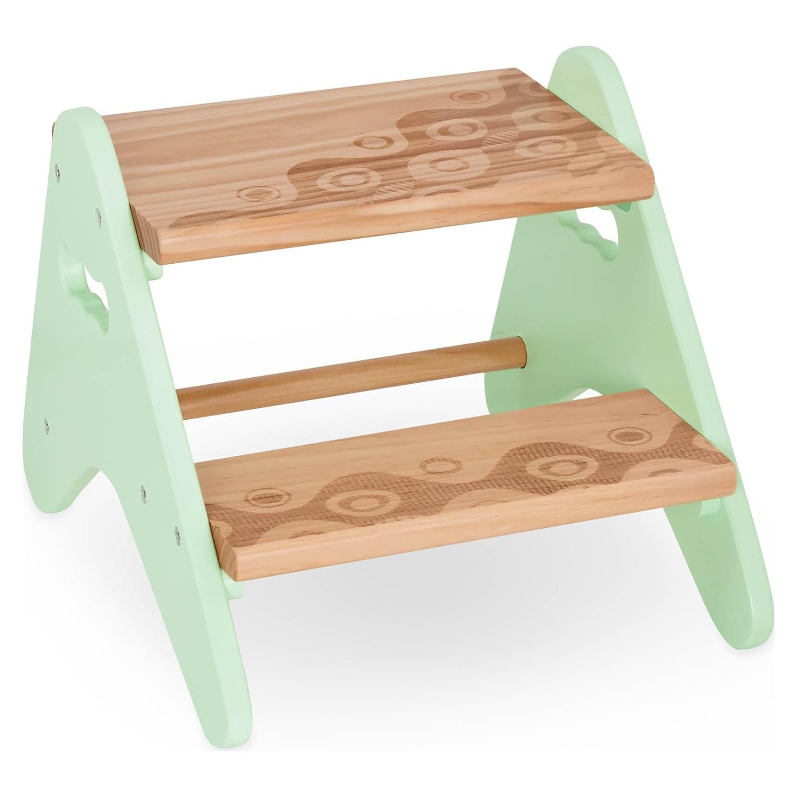 Taburete de Madera B. toys Peek-A-Boost Menta 2+ Años
