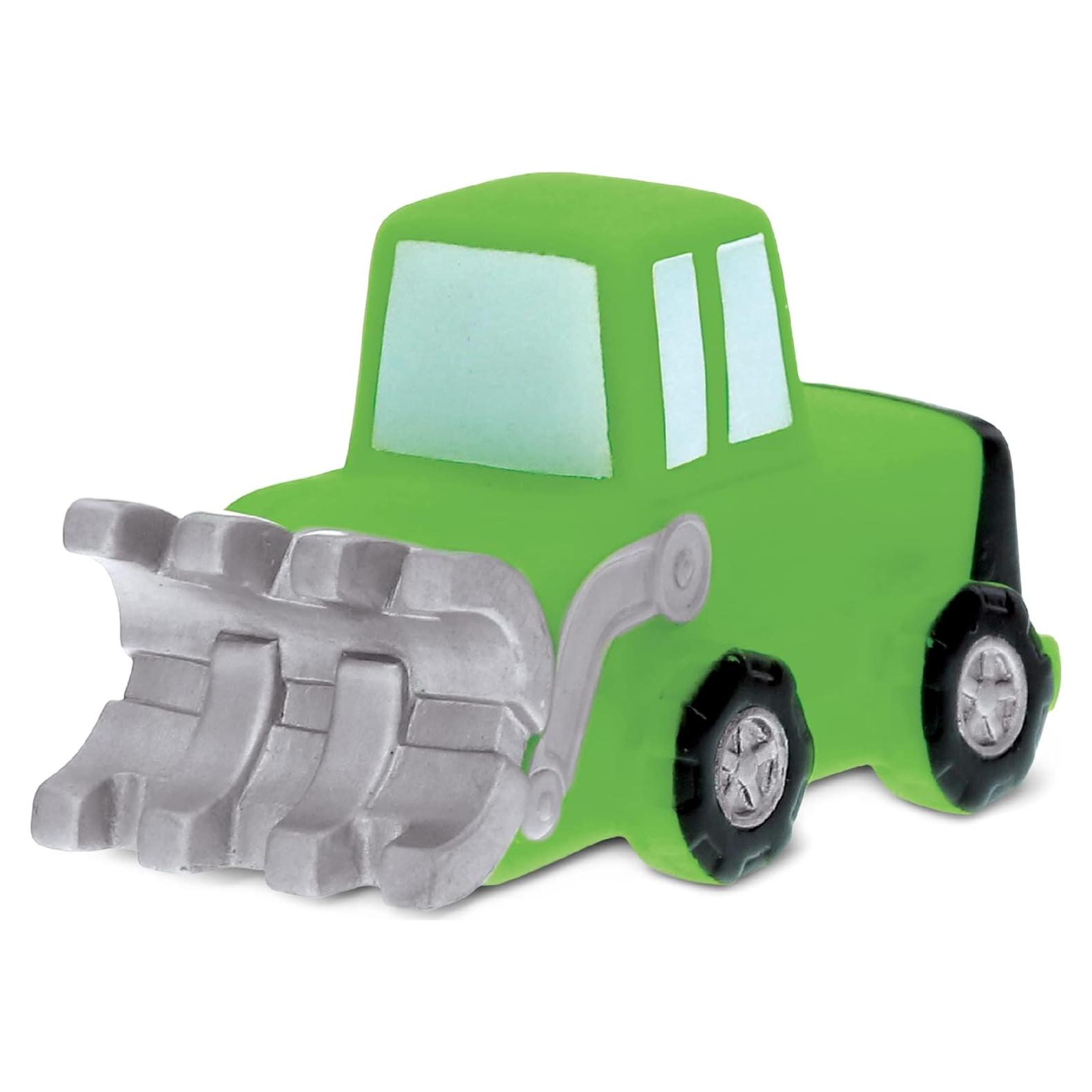 Juguete de Baño Bulldozer DolliBu Verde Flotante 9.5cm