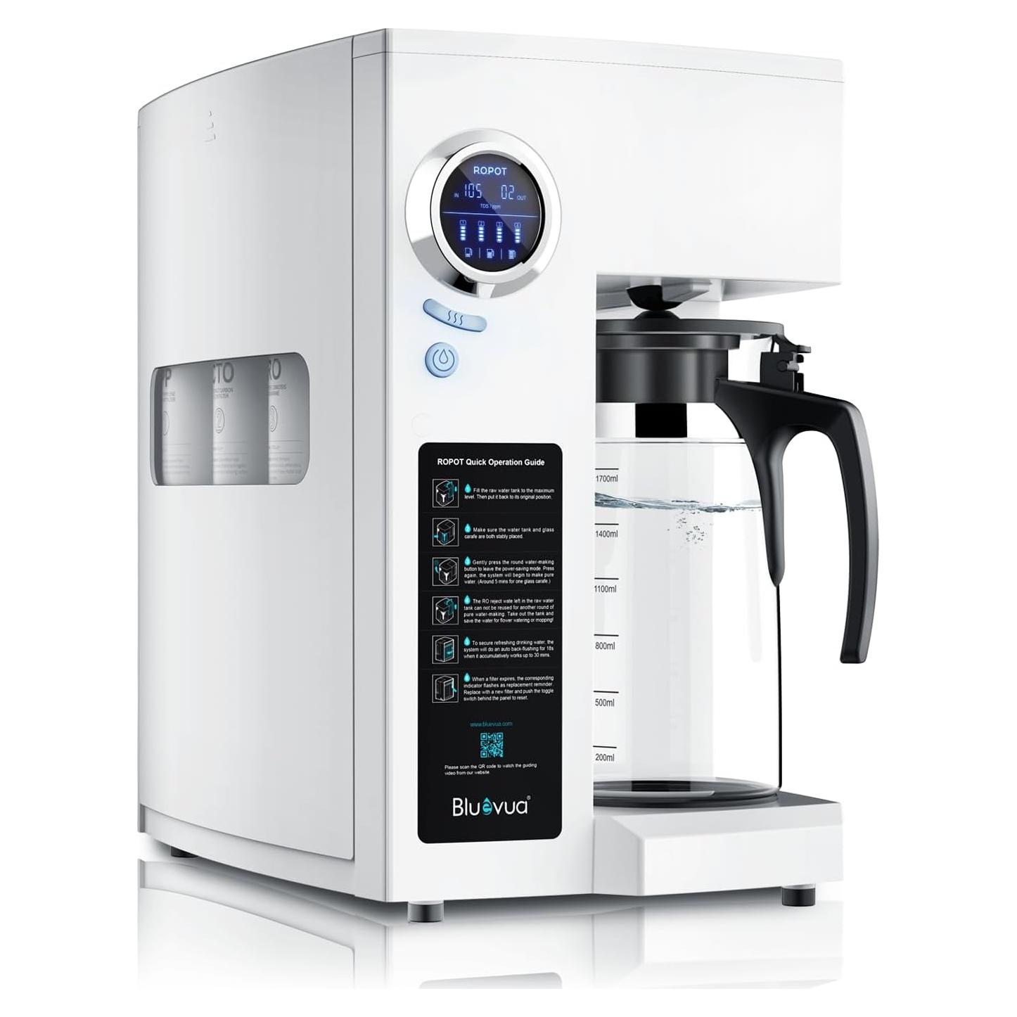 Purificador de Agua Bluevua RO100ROPOT 4 Etapas Encimera