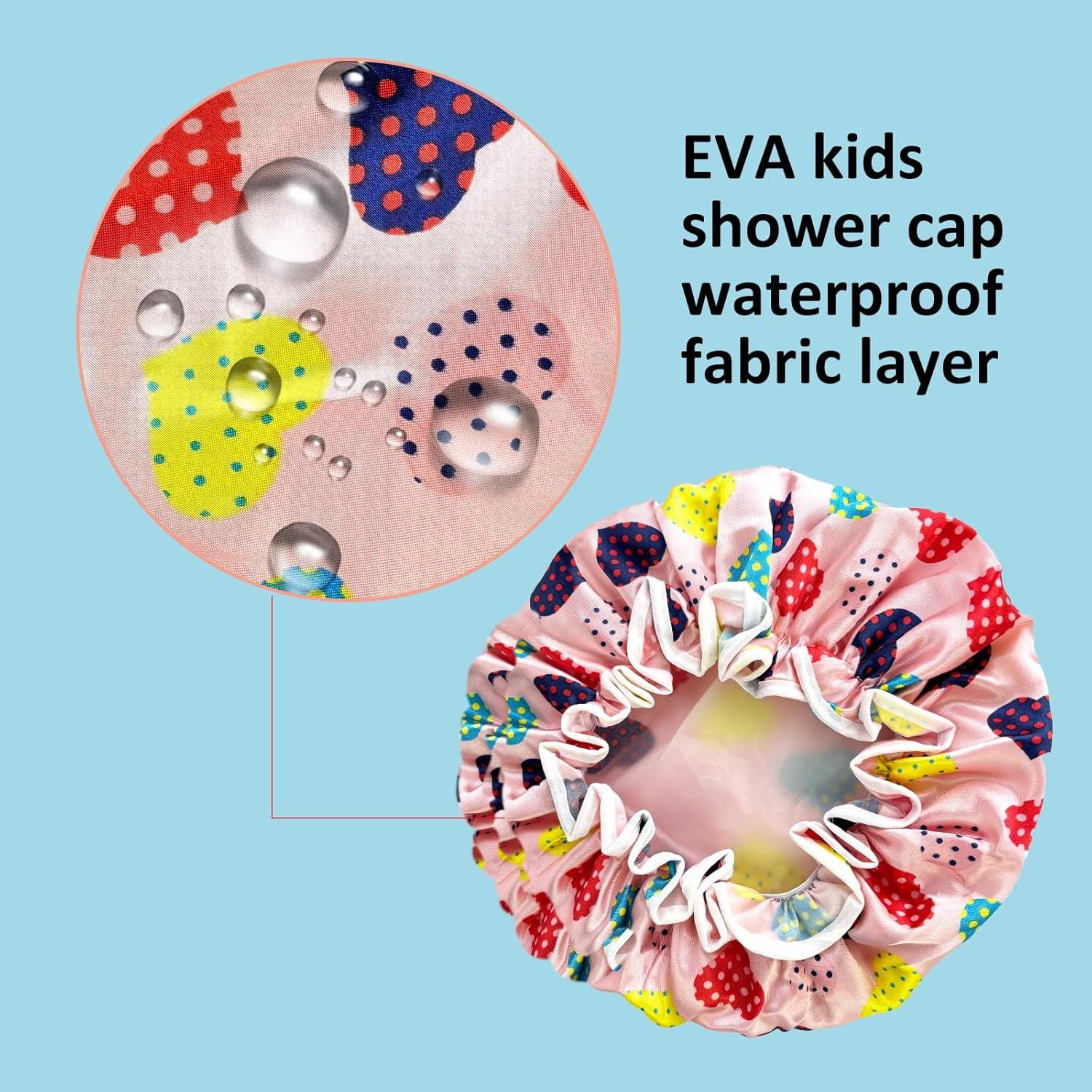 Gorro de Ducha Reutilizable para Niños JZPAMJ - 3 Piezas