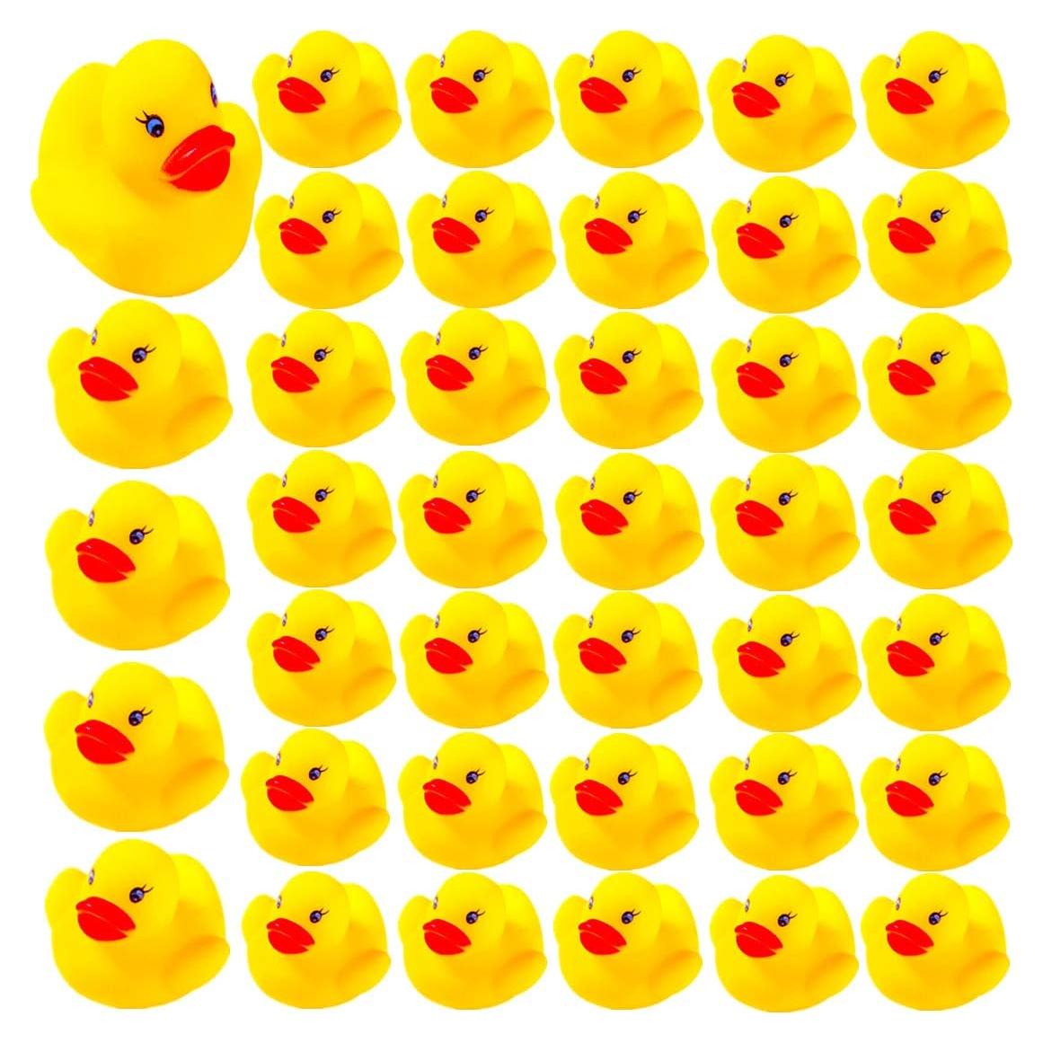 102 Patitos de Goma Amarillos para Baño DZTIAN - Juguetes