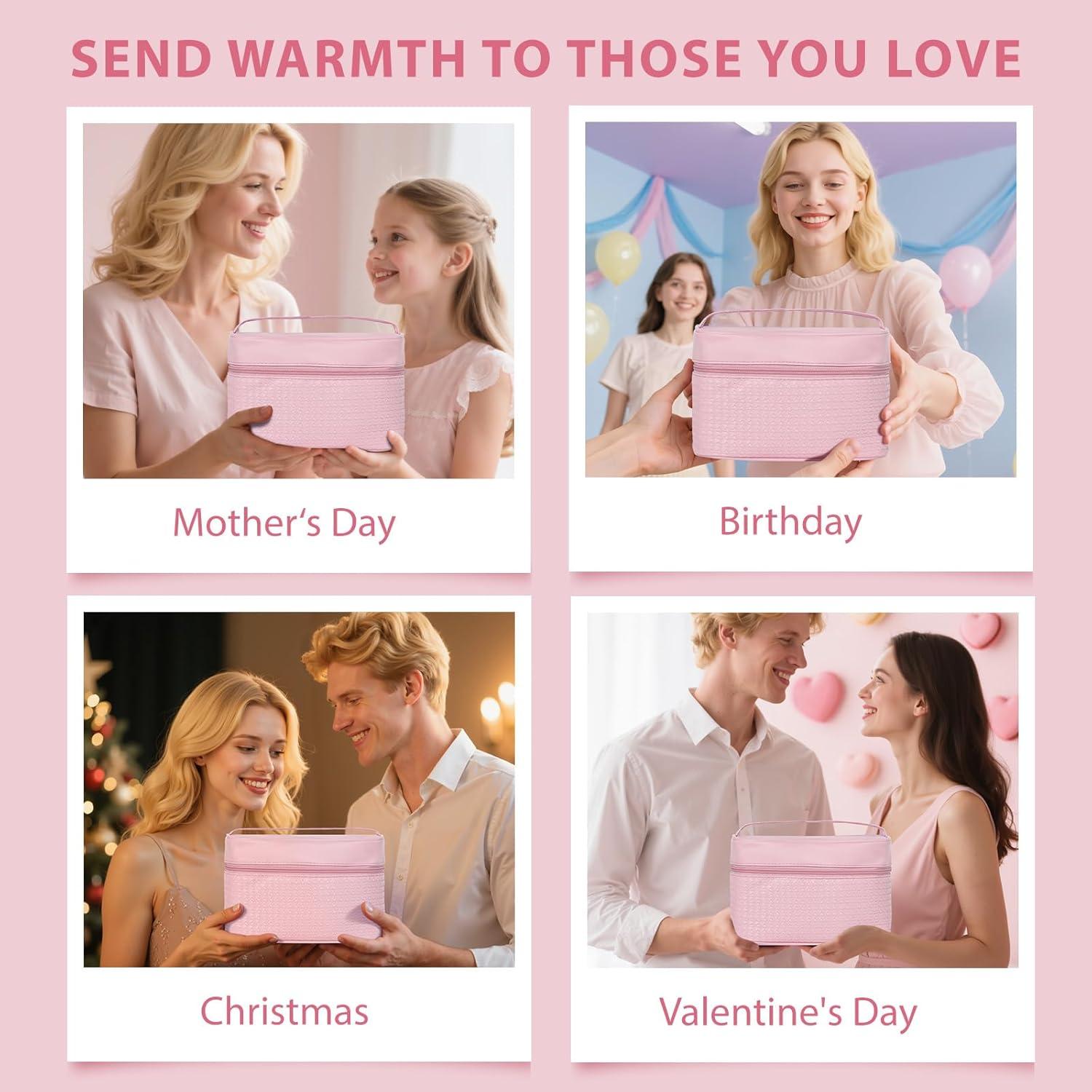 Kit de Cuidado Facial Rosa Acca 33 Piezas Spa Hidratante