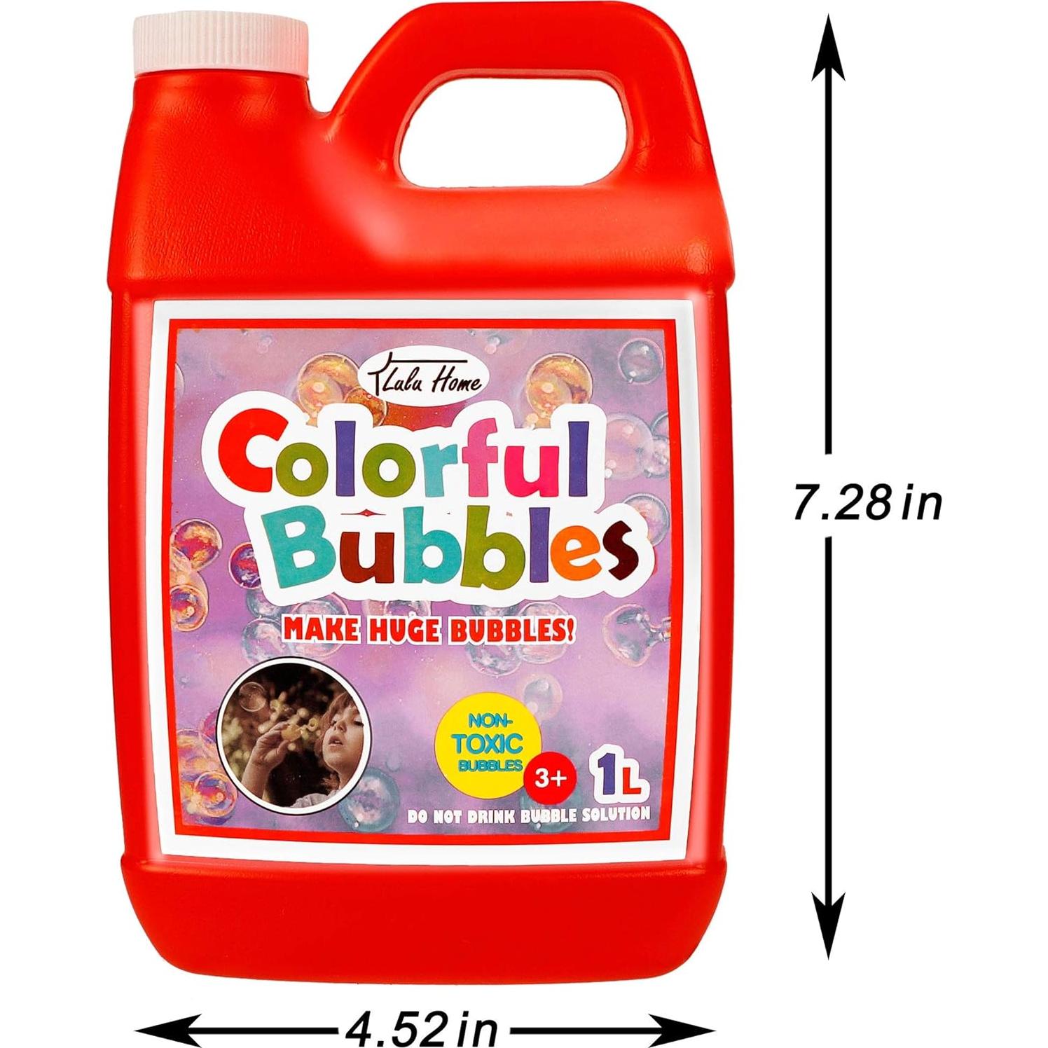 Solución de Burbujas Concentrada Lulu Home 1 L - Recarga para Juguetes