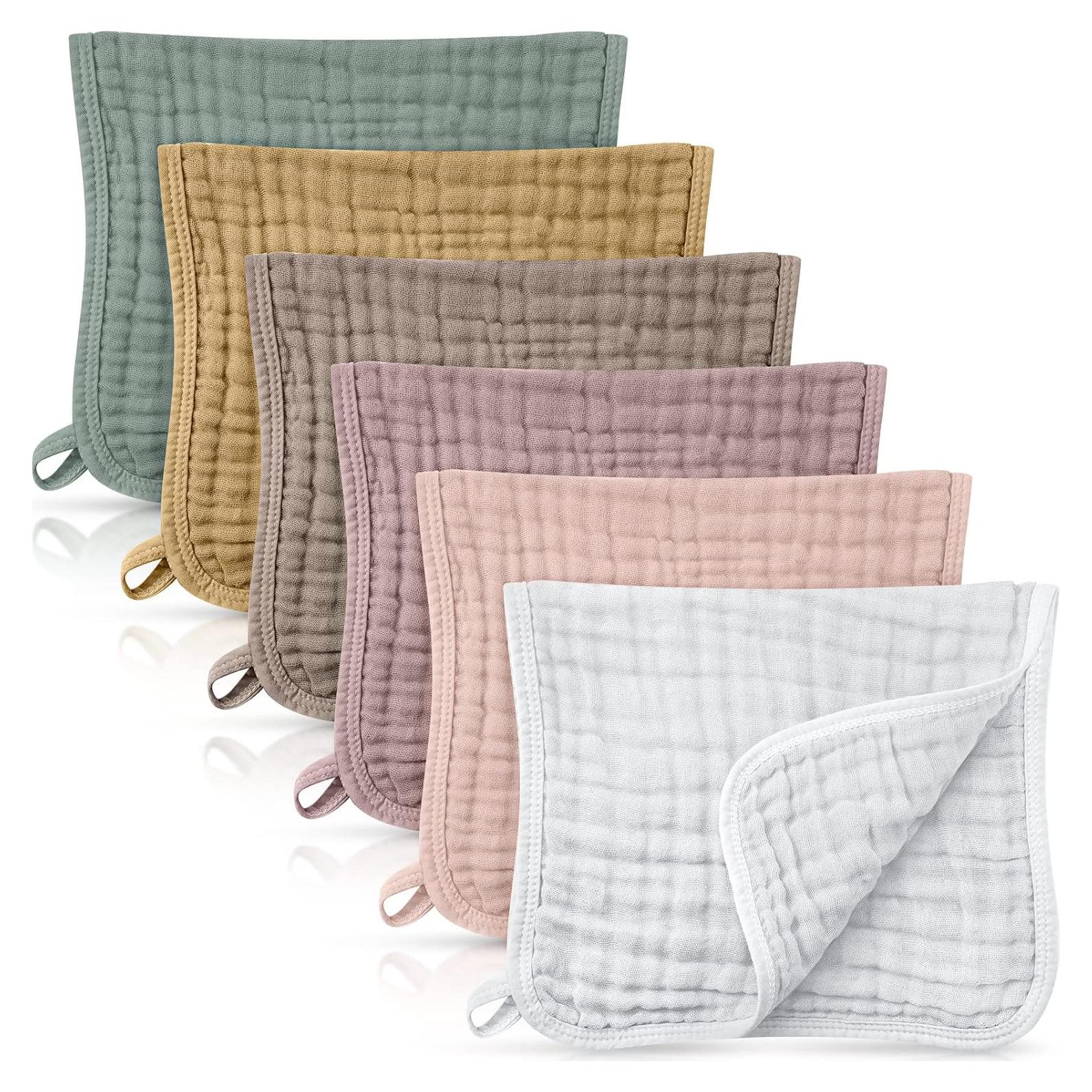 Paquete de 6 Pañales de Muselina Irenare 50.8x25.4 cm