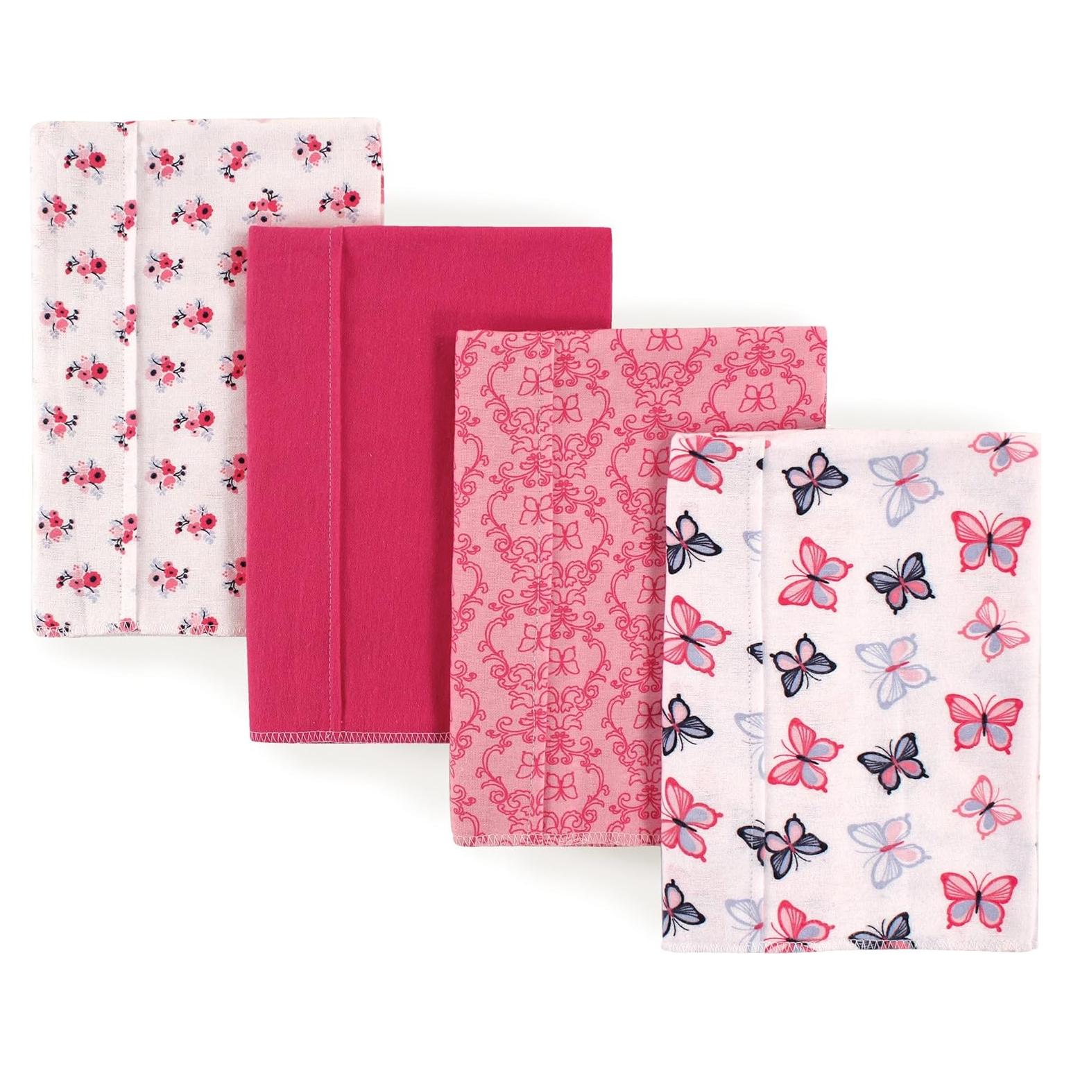 Pañales de Eructo Hudson Baby Algodón Flannel Unisex Mariposas