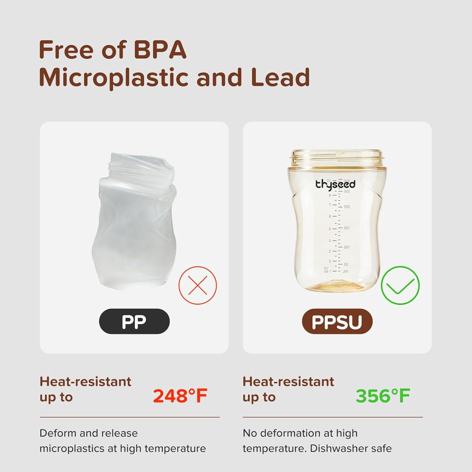 Taza con Pajita Thyseed 300ml para Bebés - Sin Derrames