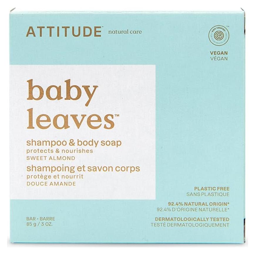 Jabón Sólido Vegano ATTITUDE Buenas Noches 85g Sin Plástico