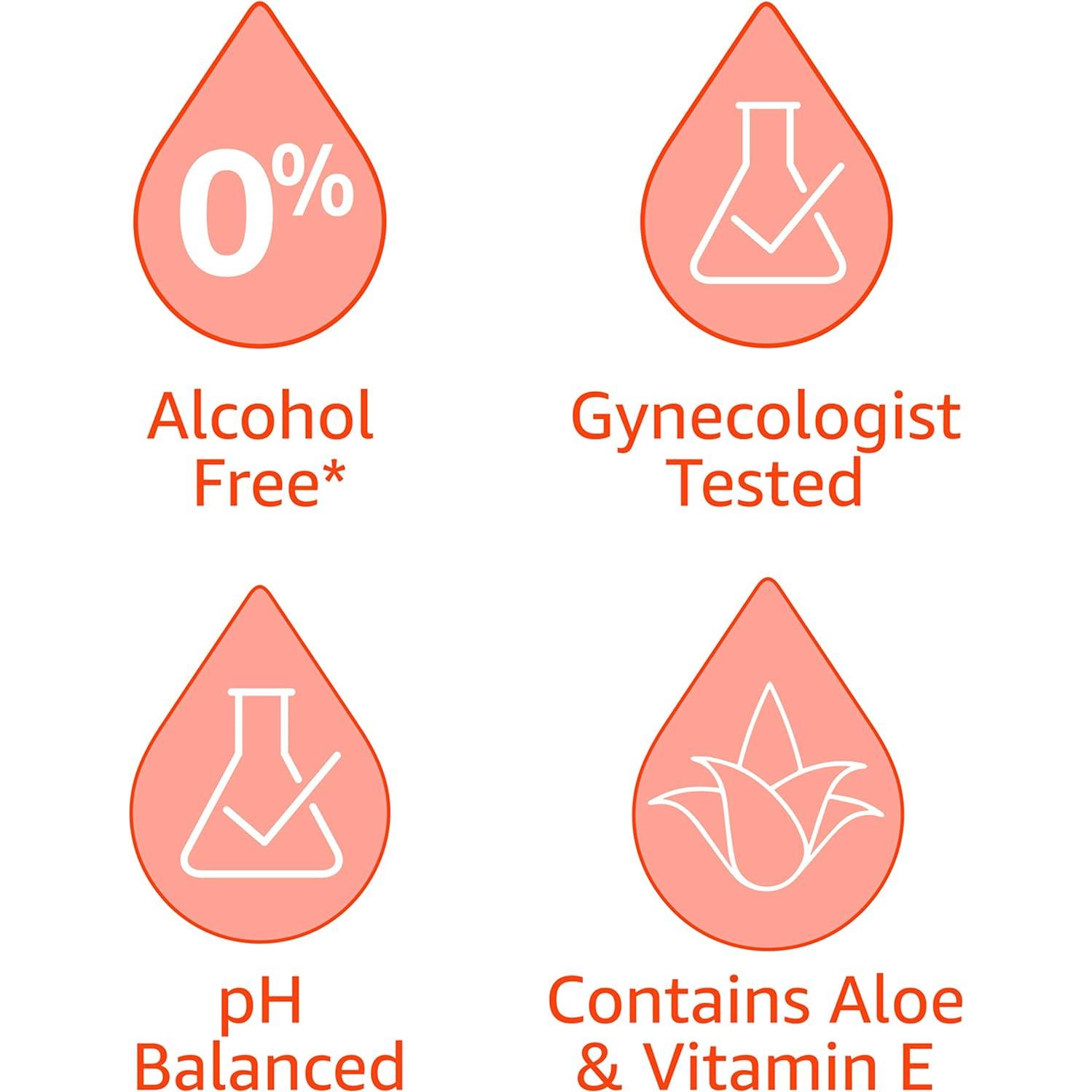 Toallitas de Higiene Femenina Amazon Basics, 168 Unidades, pH Equilibrado