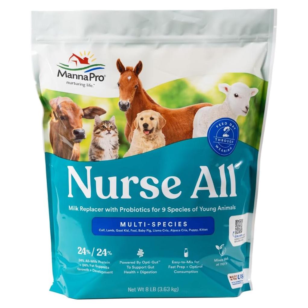 Reemplazo de Leche Manna Pro 3.63 kg con Probioticos