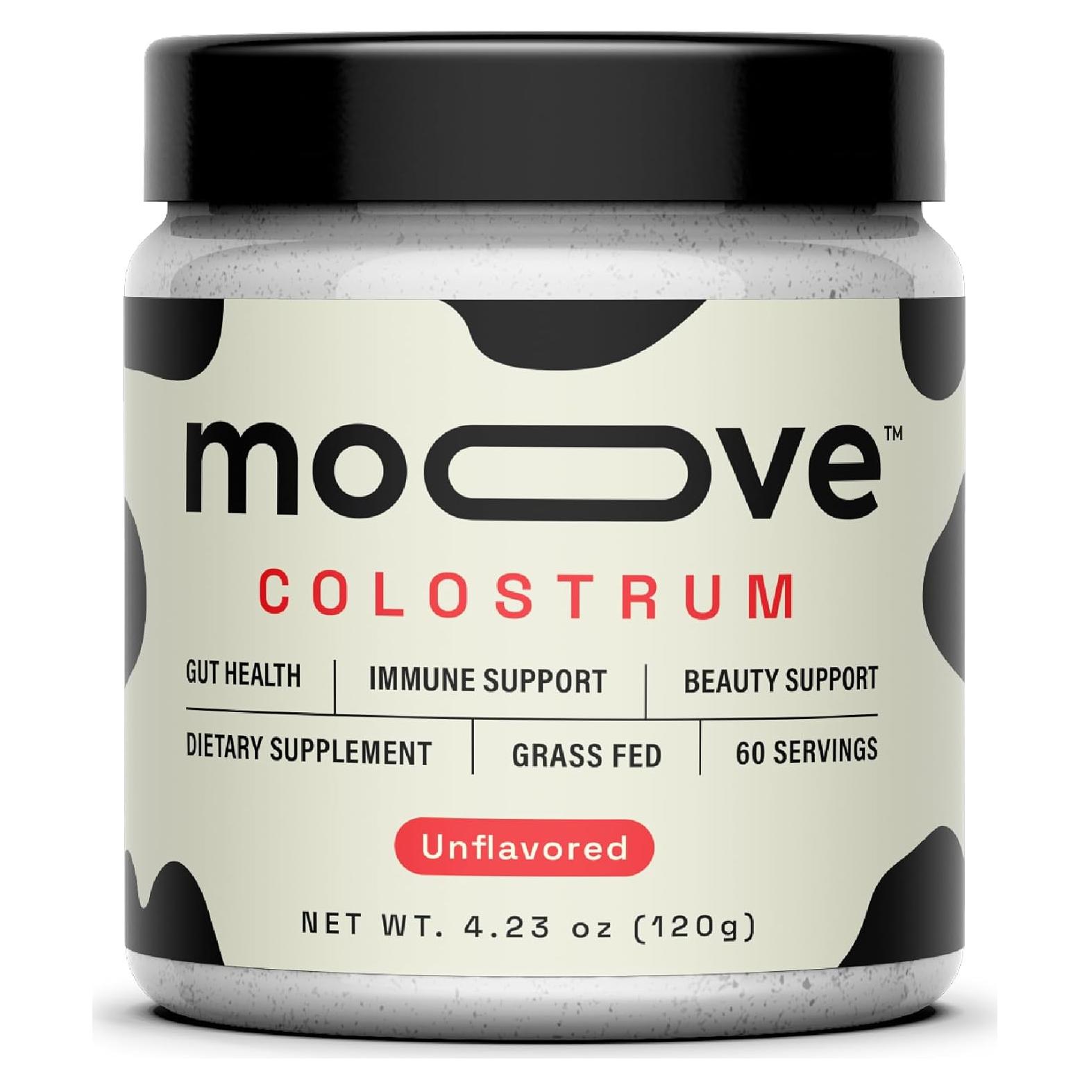 Polvo de Calostro Bovina MOOVE 120g - Soporte Inmunológico Natural