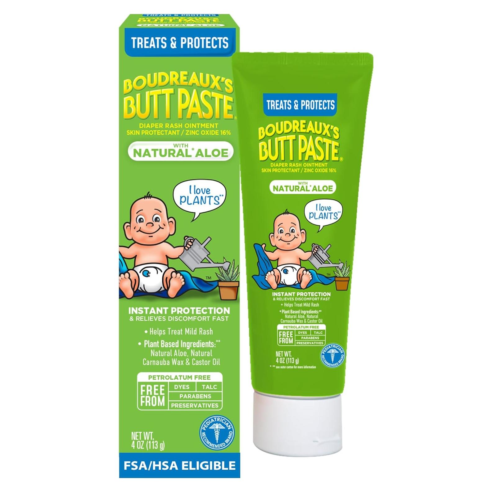 Crema para Erupciones de Pañal Boudreaux's Butt Paste 113 g