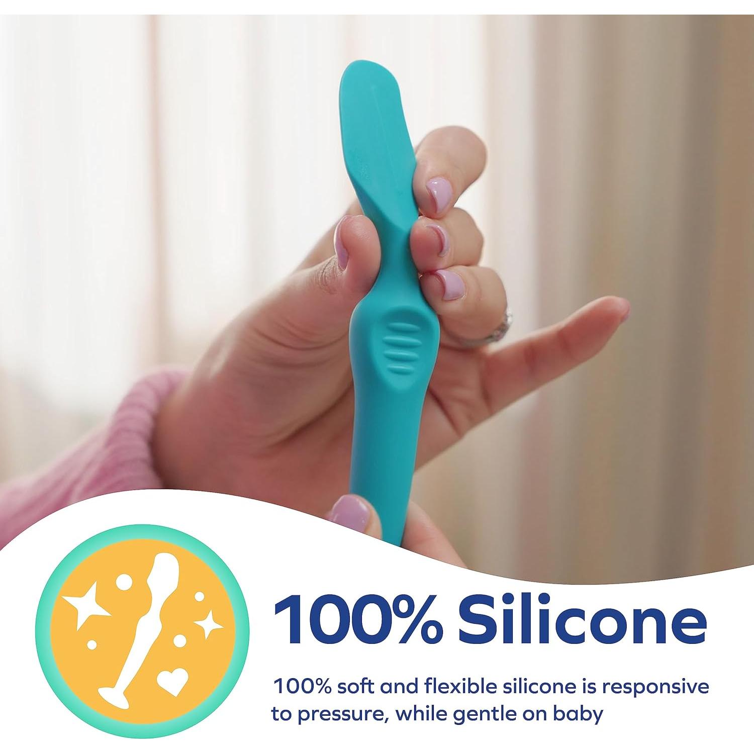 Brocha de Crema para Pañales Dr. Talbot - Aplicador Higiénico Azul