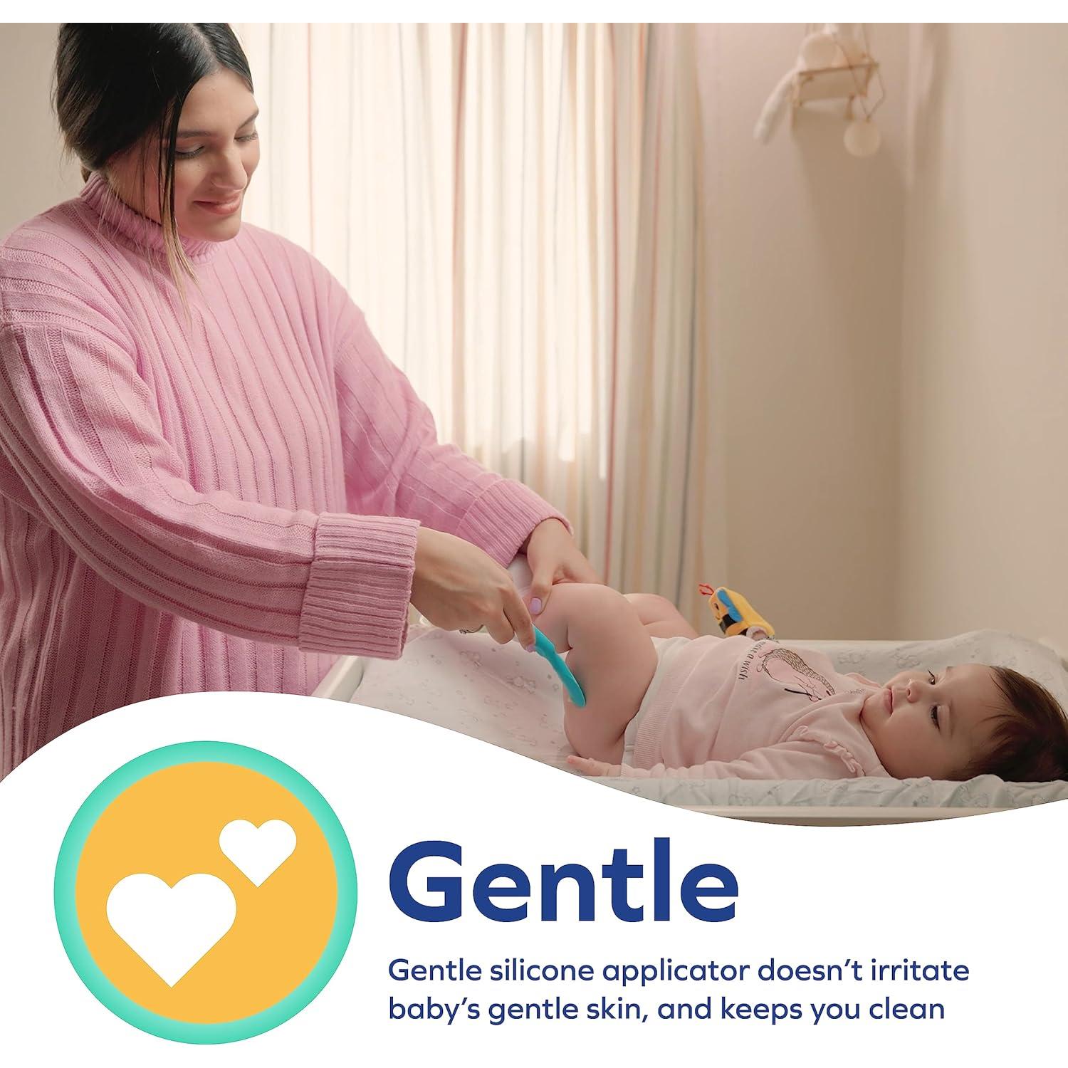 Brocha de Crema para Pañales Dr. Talbot - Aplicador Higiénico Azul