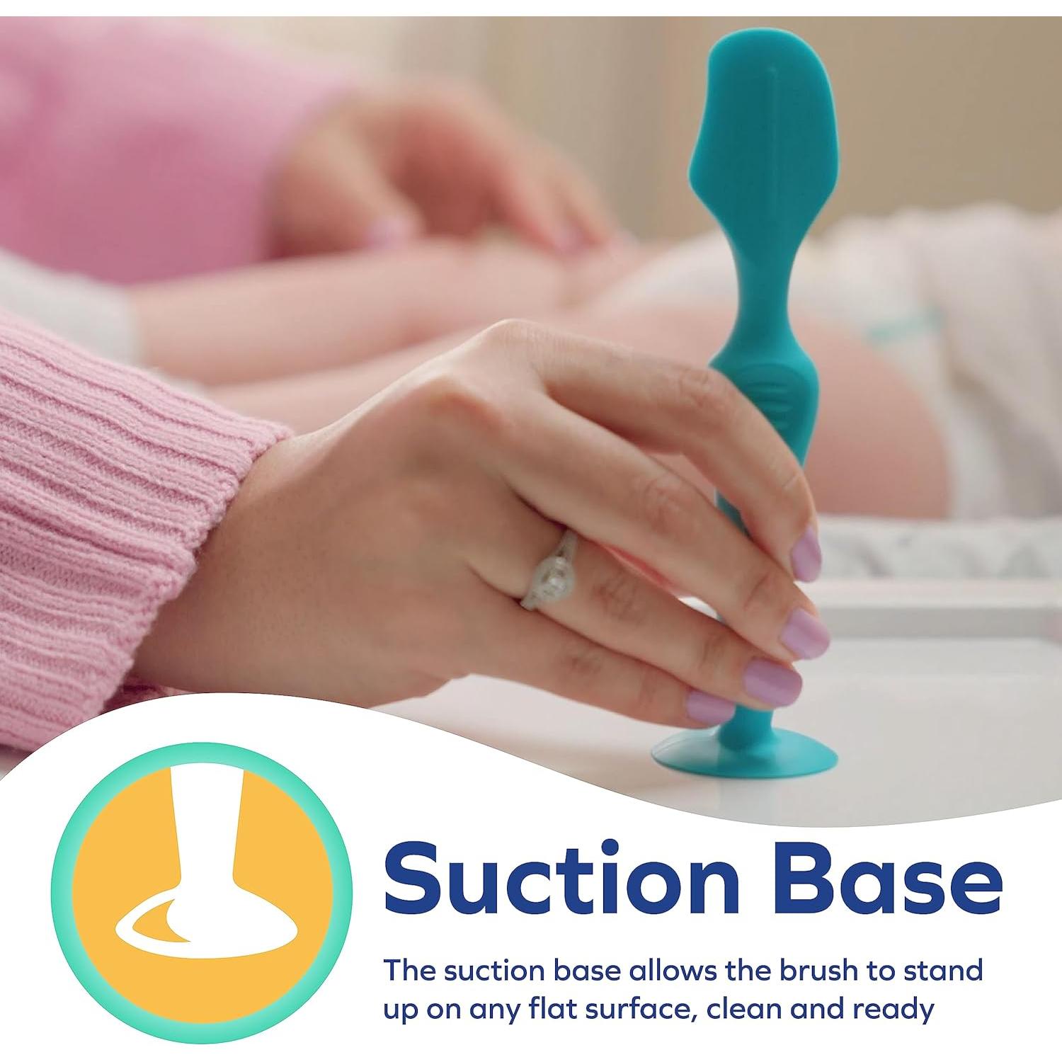 Brocha de Crema para Pañales Dr. Talbot - Aplicador Higiénico Azul