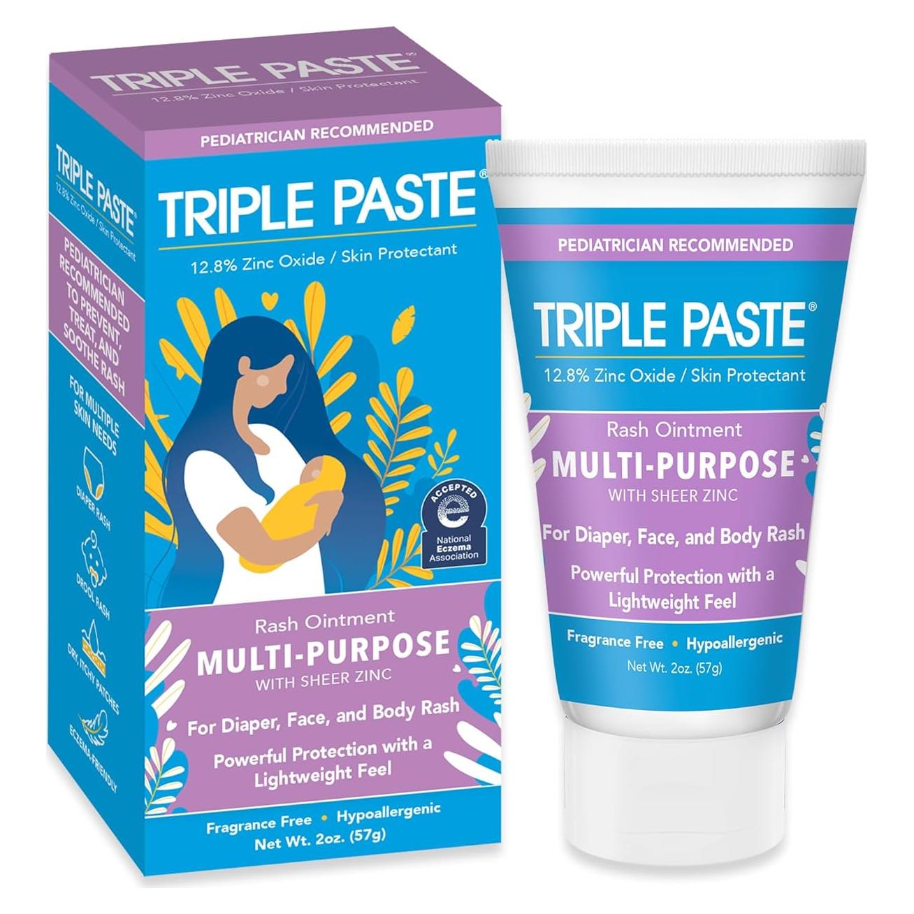 Triple Paste Ungüento Sanador Multiusos 90g - Crema para Bebés