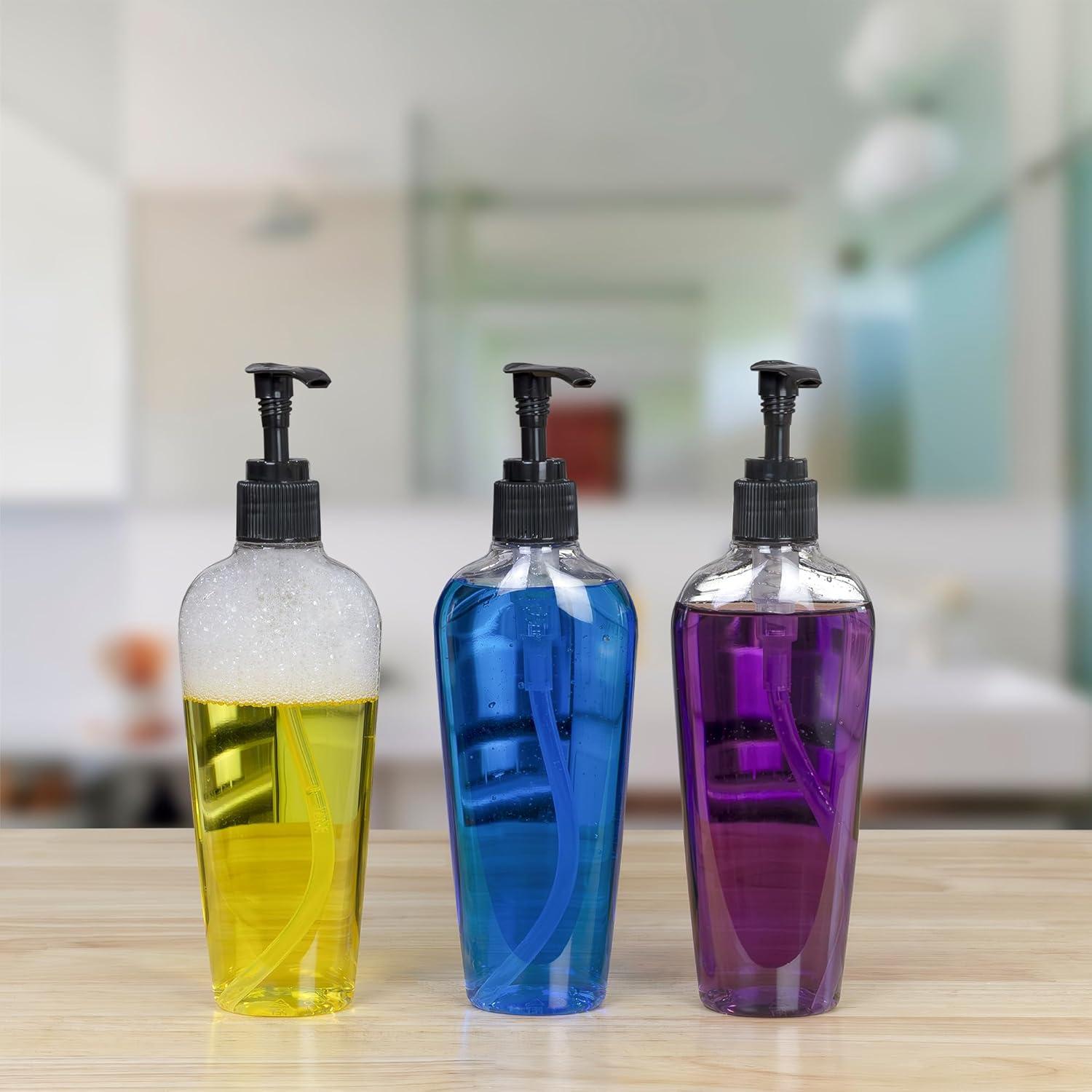 Botellas de Plástico Ovaladas 8 oz Cornucopia - Paquete de 8