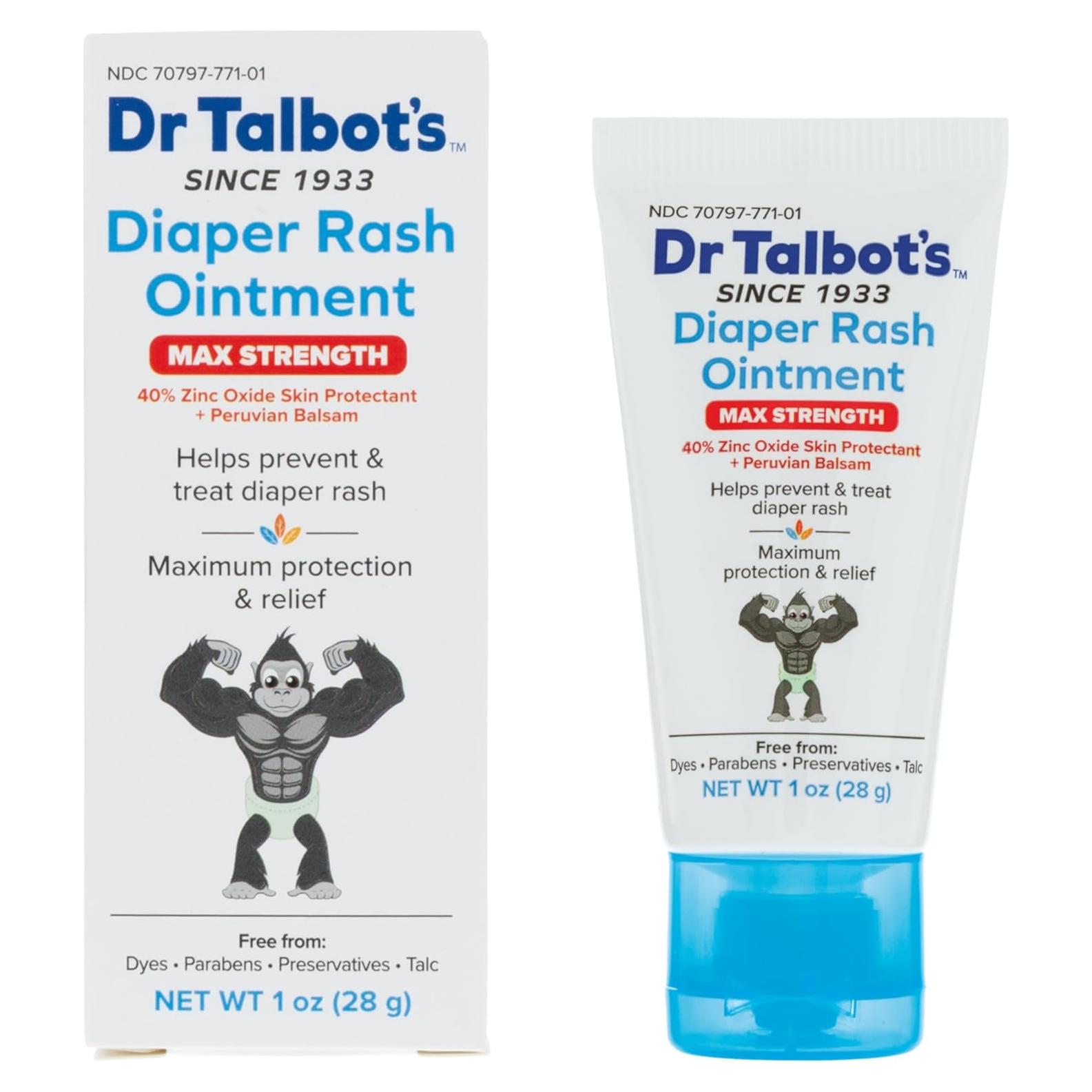 Ungüento para erupciones de pañal Dr. Talbot 28 g - Óxido de zinc