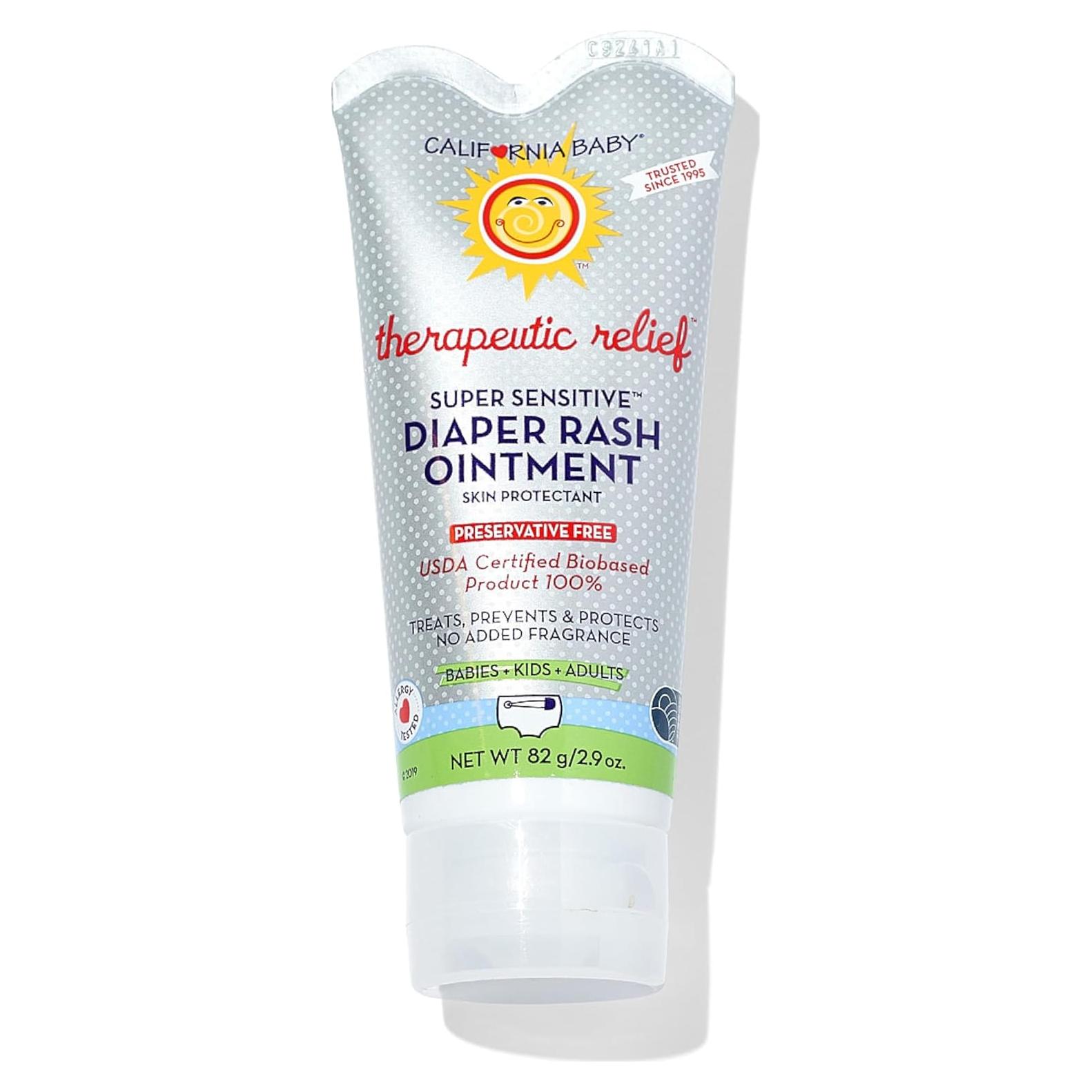 Crema para Erupciones de Pañal California Baby 82 g Sin Fragancia